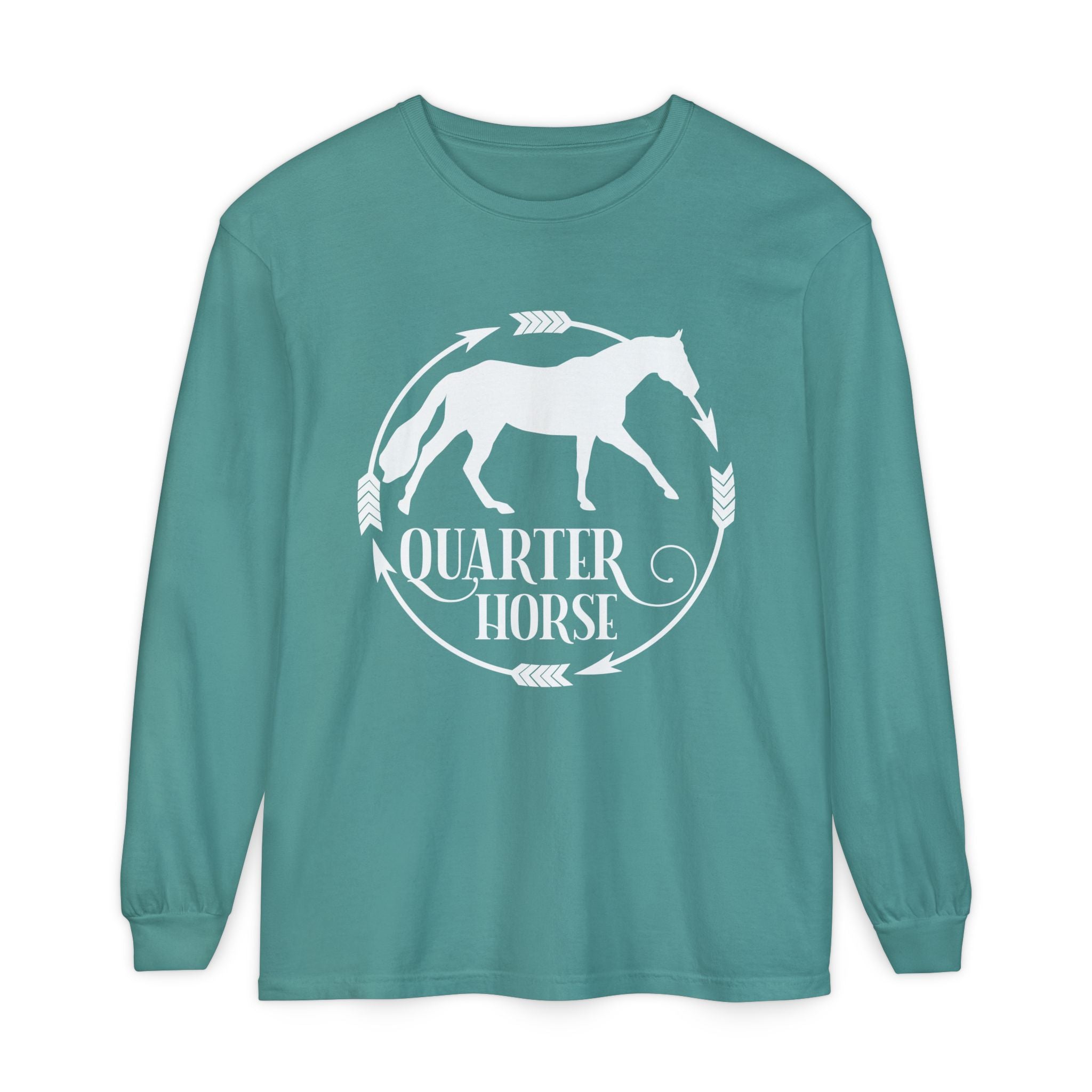 Quarter Horse Long Sleeve Shirt (Comfort Colors)