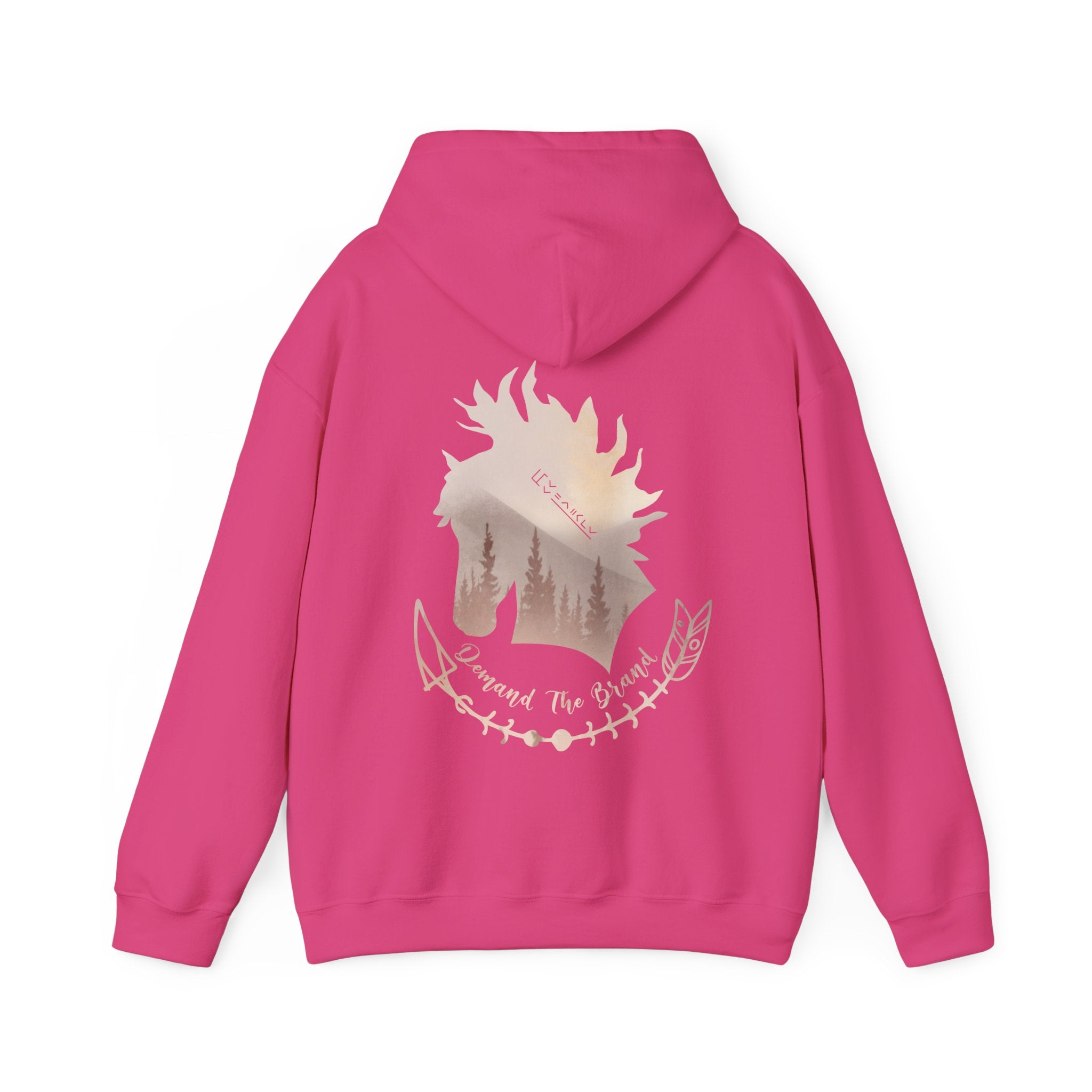 Demand The Brand Mustang Horse Hoodie | BLM Mustang Sweatshirt