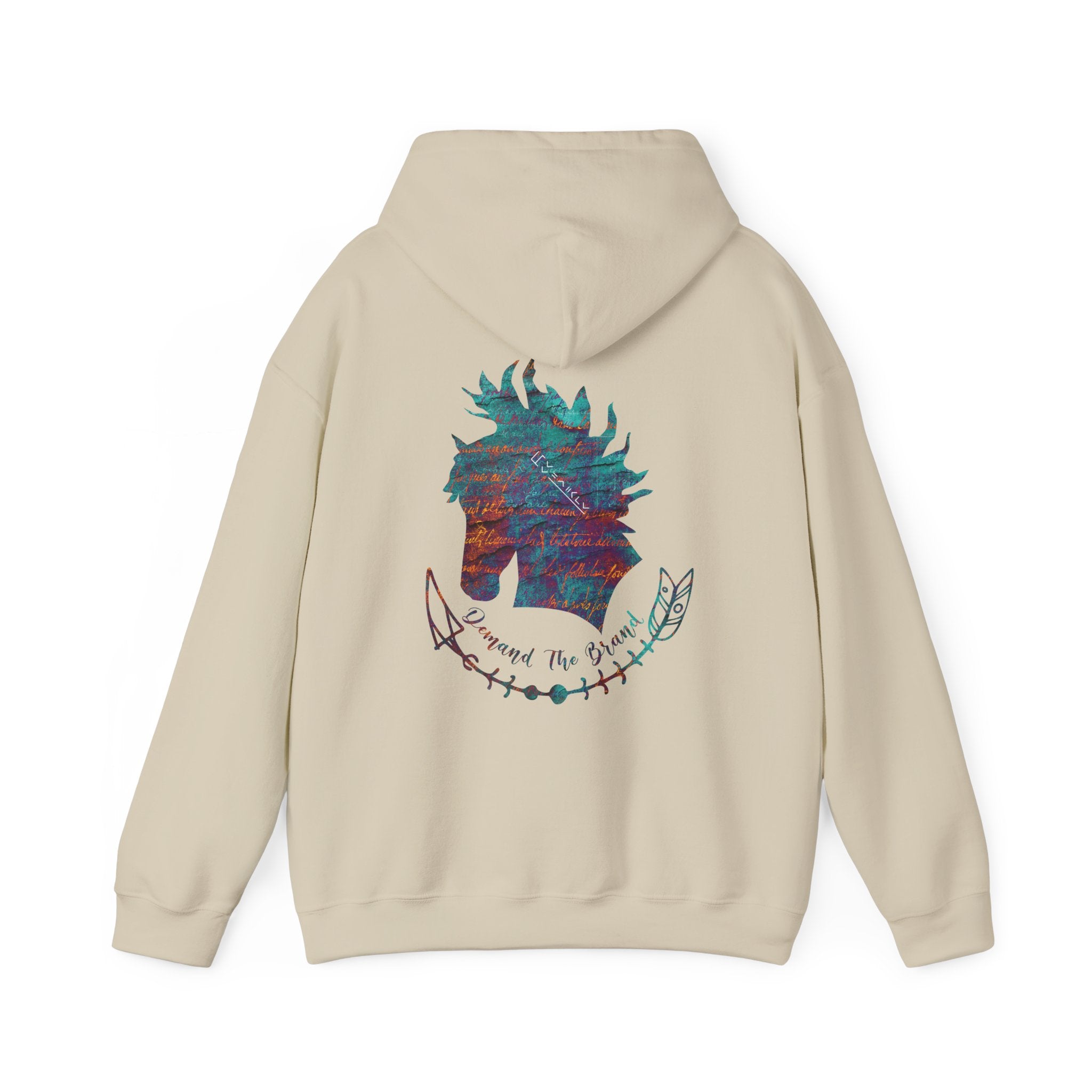 Demand The Brand Mustang Horse Hoodie | BLM Mustang Sweatshirt