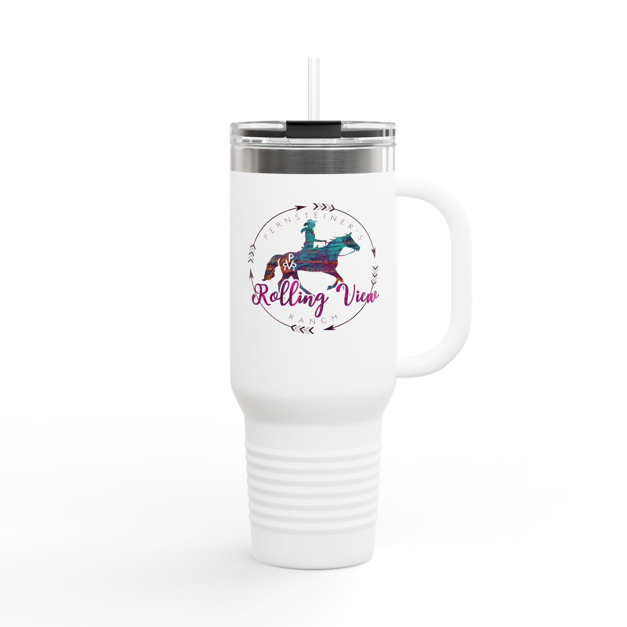 Rolling View Ranch Insulated Travel Mug – 40oz