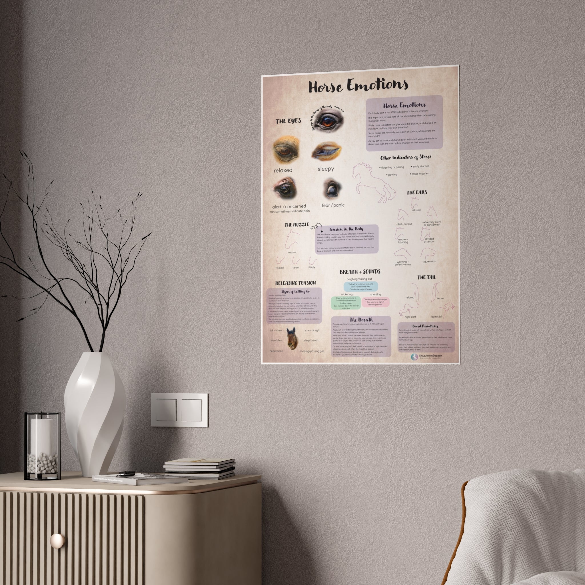 Horse Emotions Poster