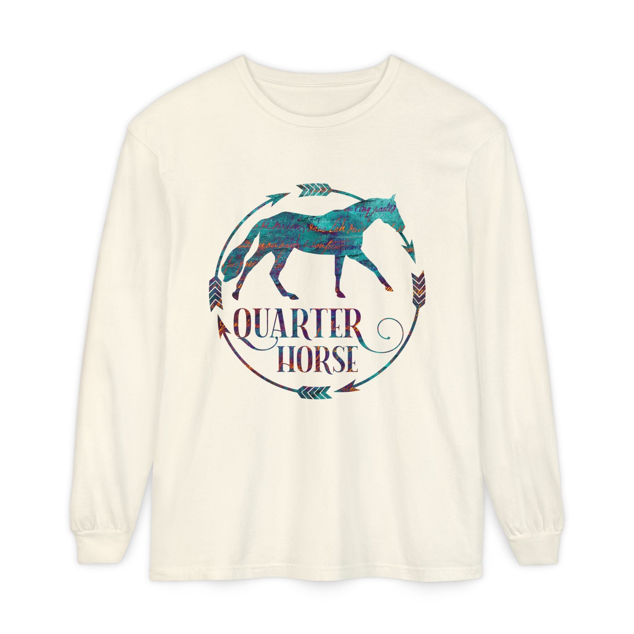 Quarter Horse Long Sleeve Shirt (Comfort Colors)