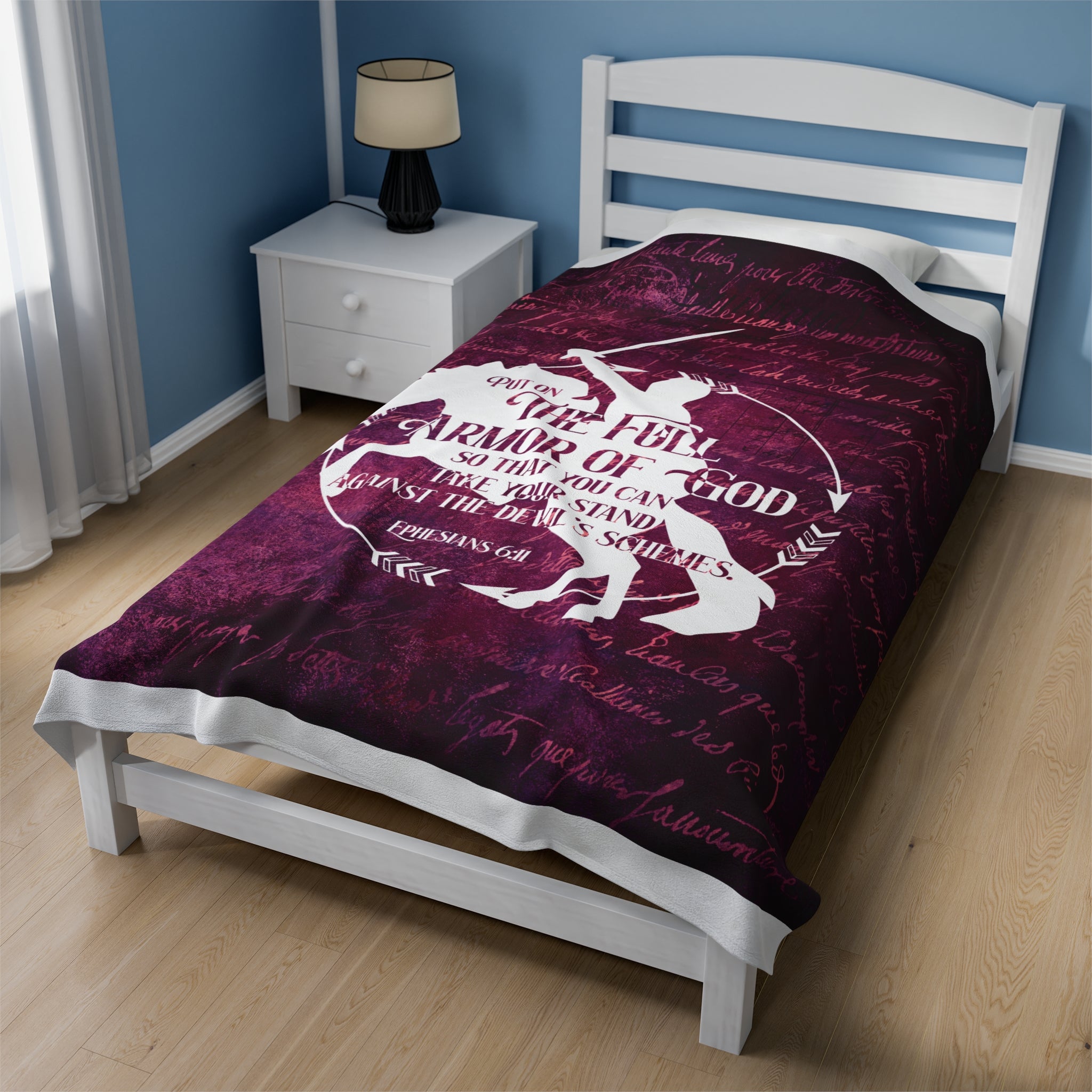 Full Armor of God Plush Blanket | Ephesians Horse Blanket