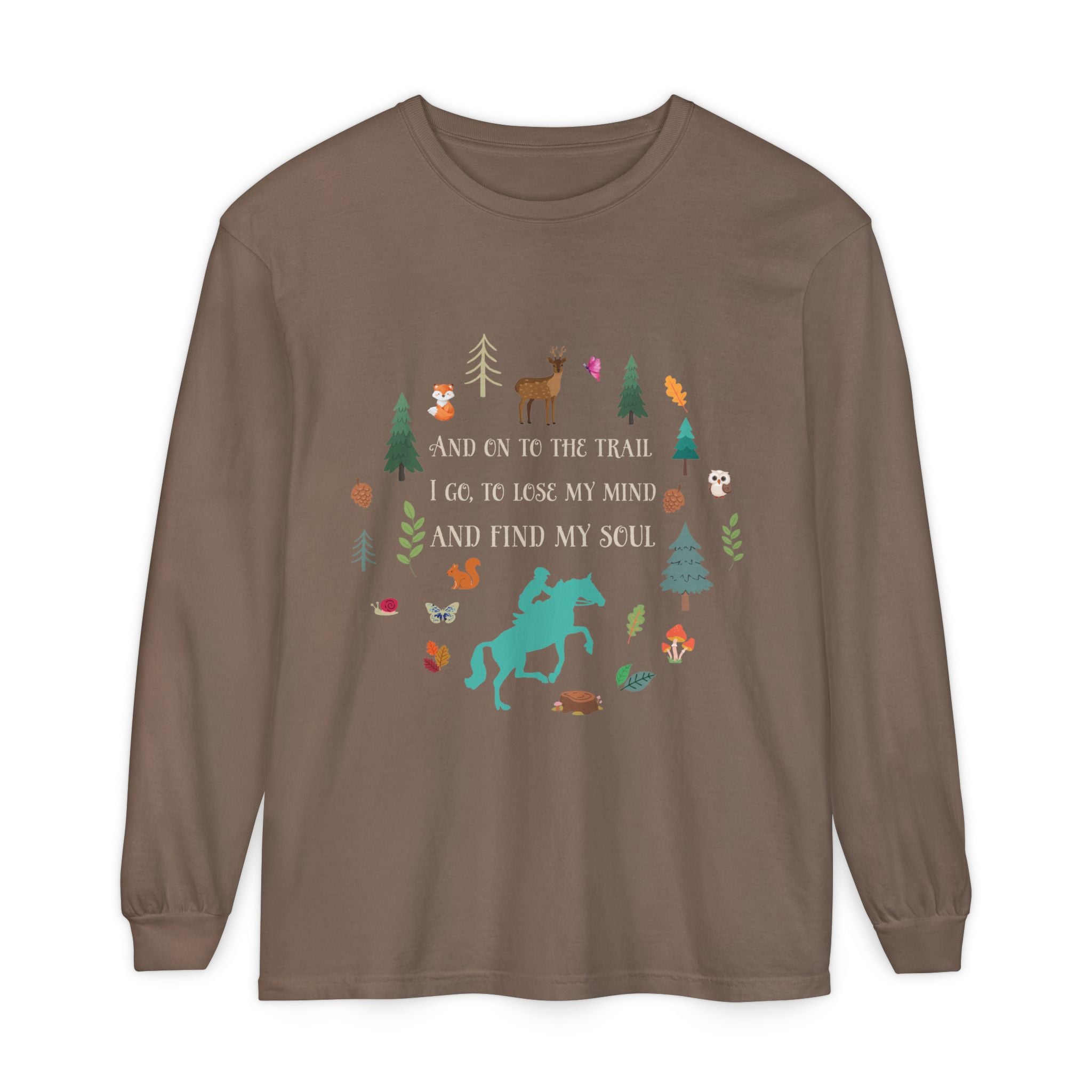 Equestrian Trail Rider & Horse Long Sleeve Shirt