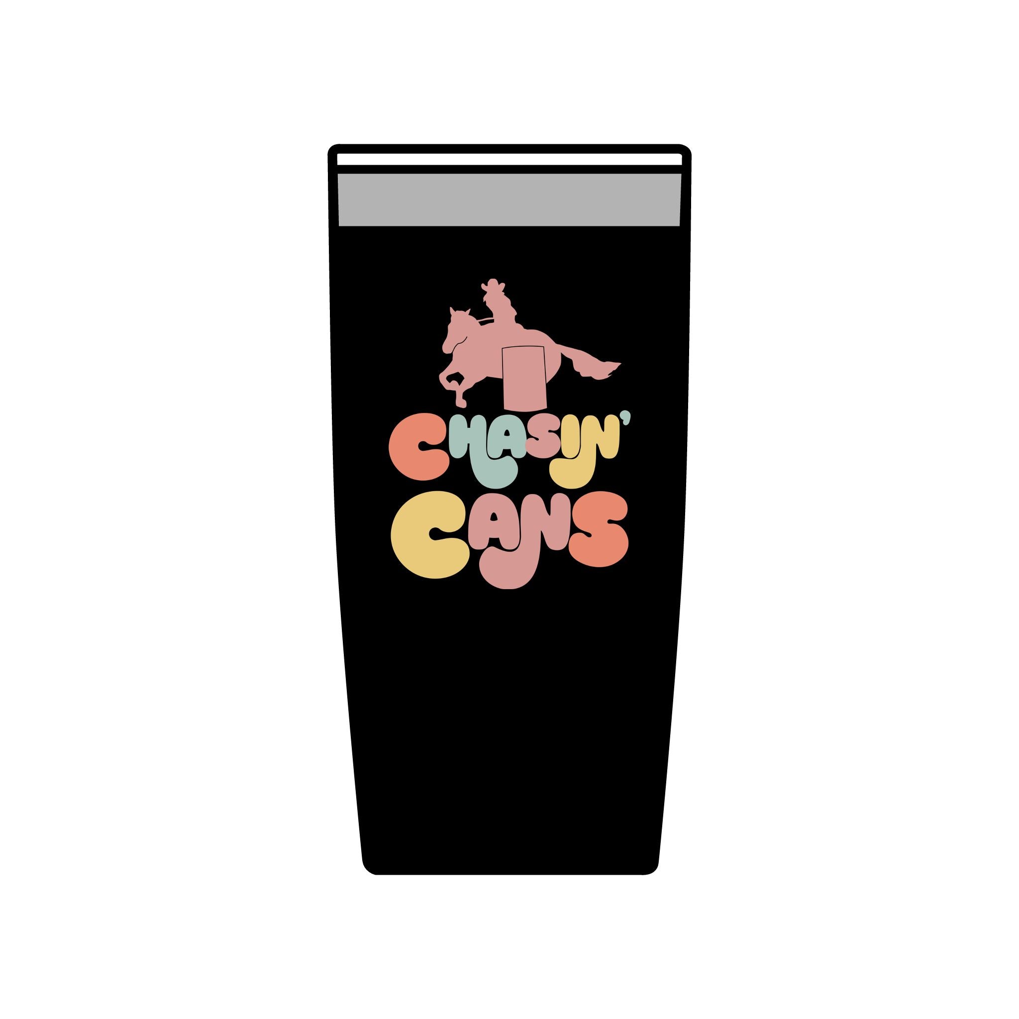 Chasin Cans Retro Barrel Racing Tumbler - 20oz
