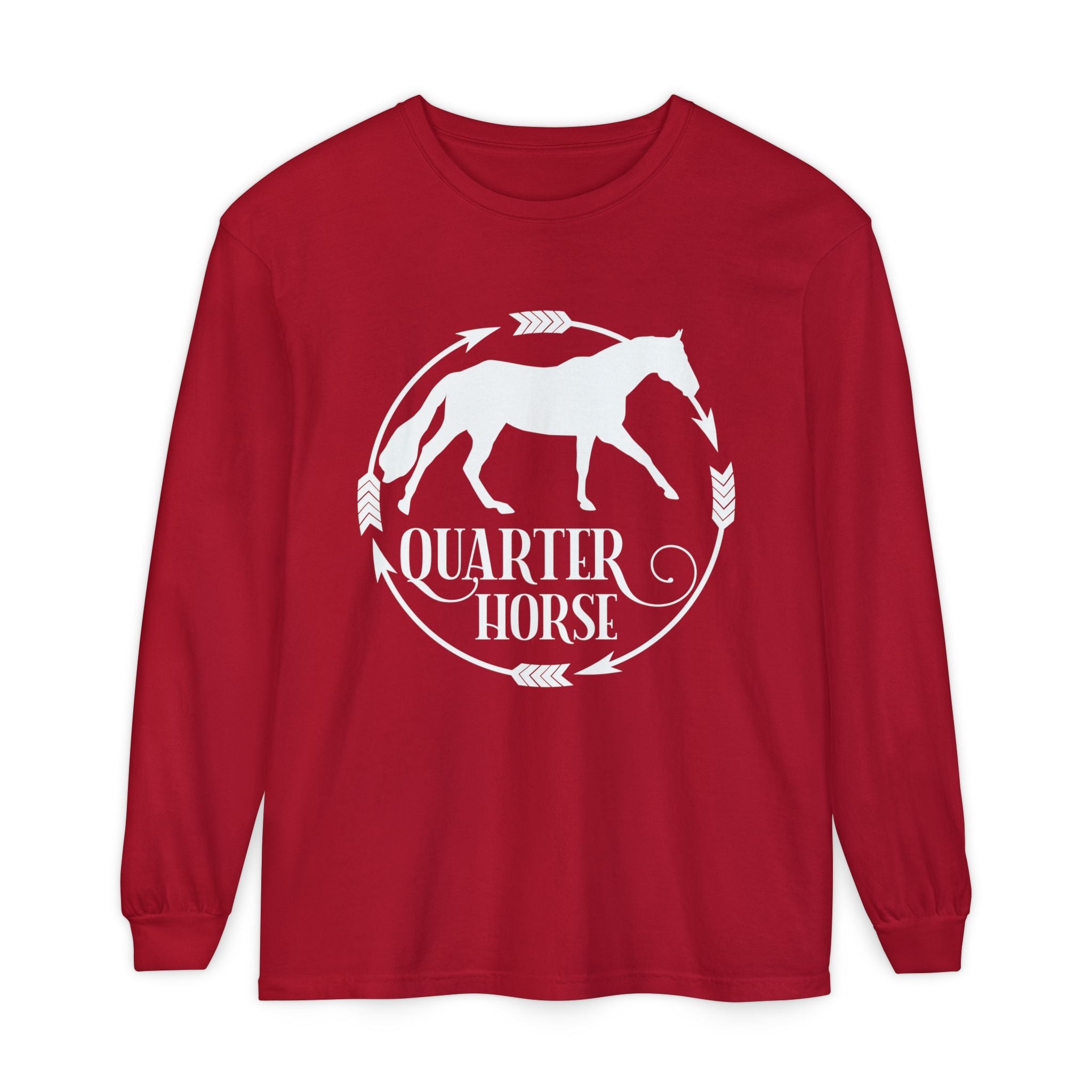 Quarter Horse Long Sleeve Shirt (Comfort Colors)
