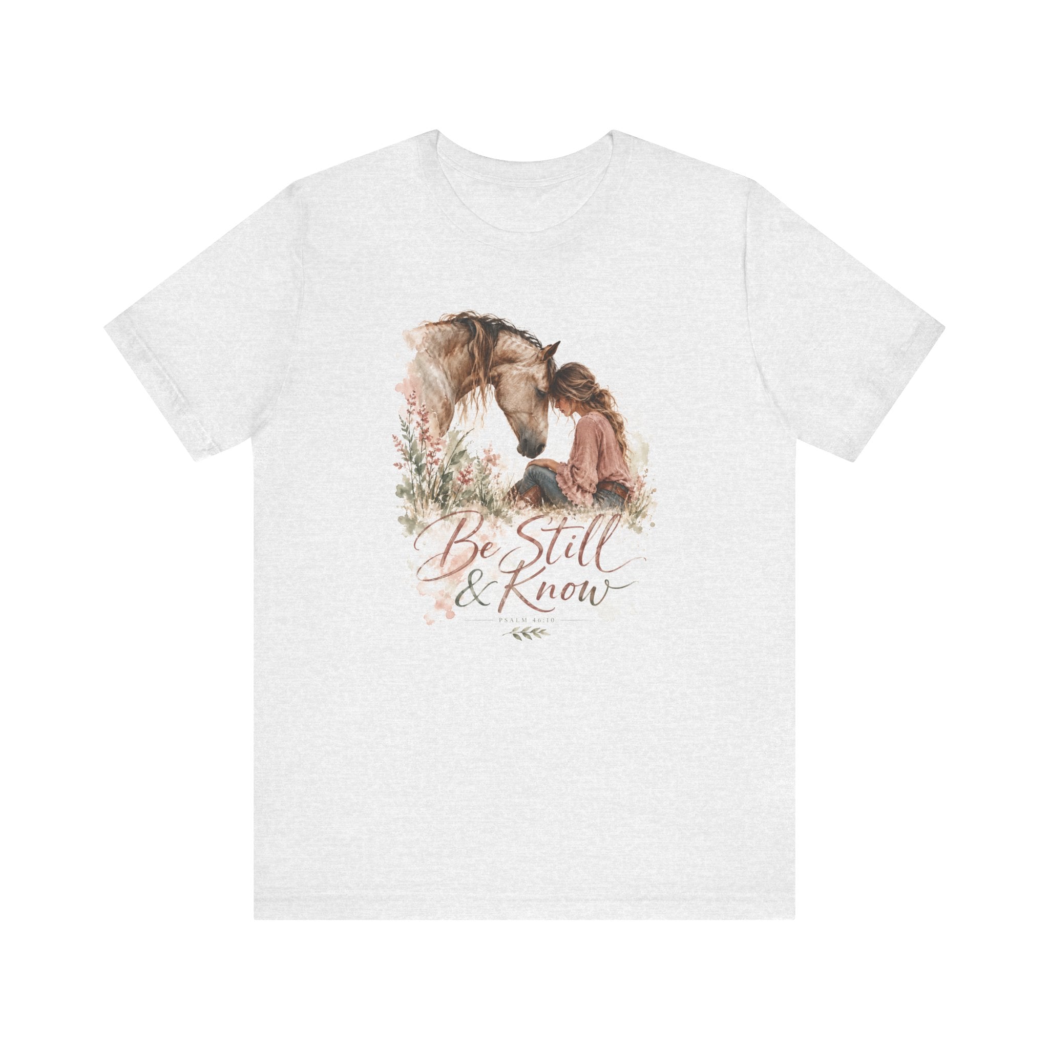 Be Still & Know Shirt | Christian Horse Graphic Tee