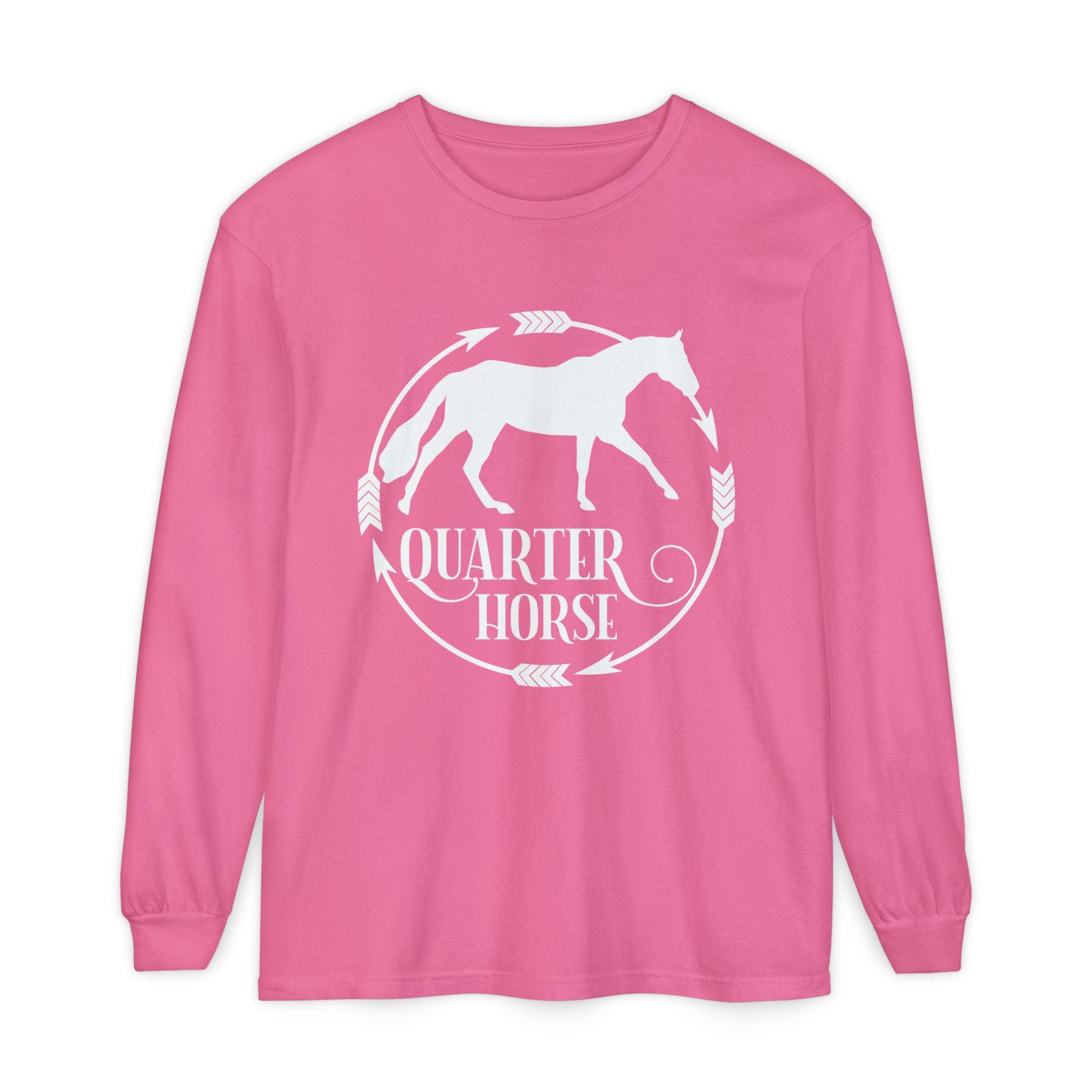 Quarter Horse Long Sleeve Shirt (Comfort Colors)