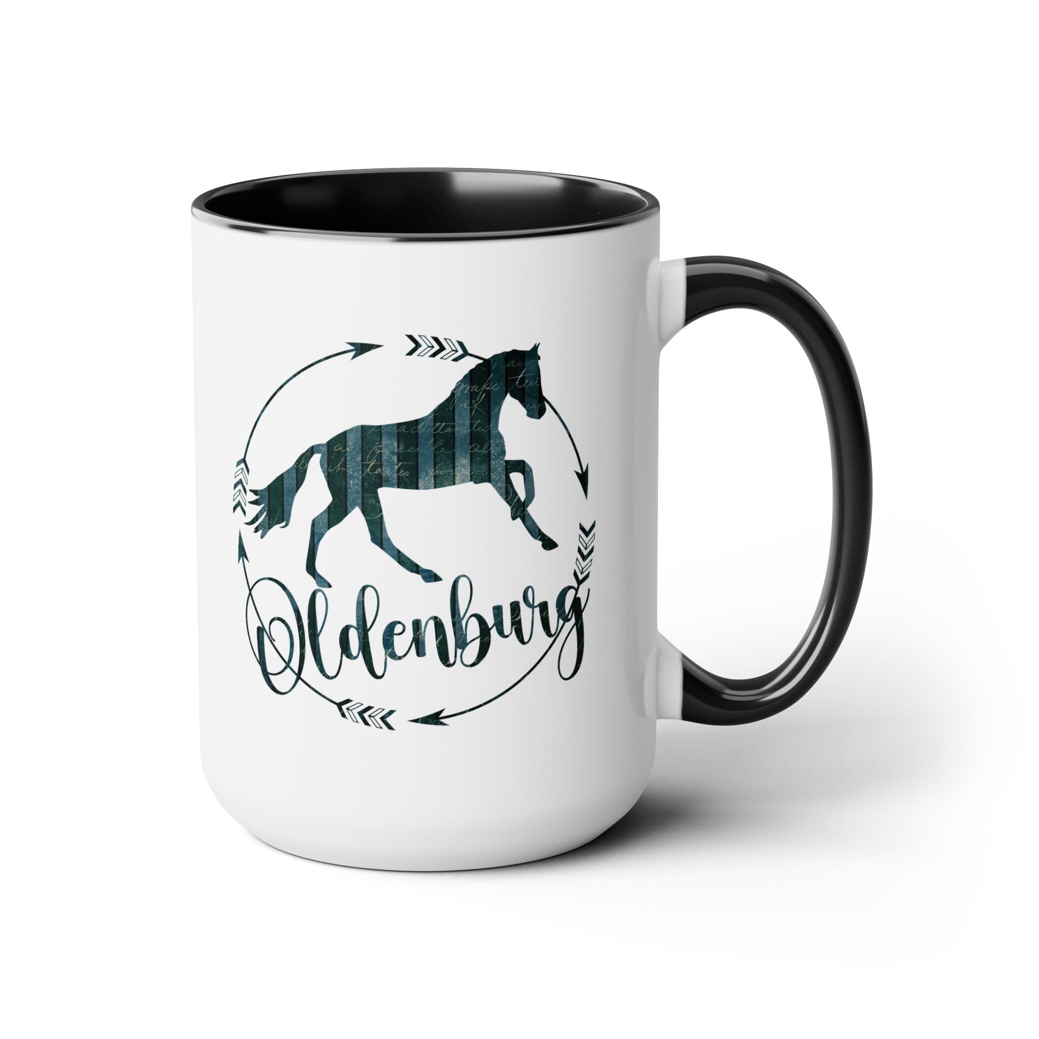 Oldenburg Horse Mug | Horse Show Coffee Cup
