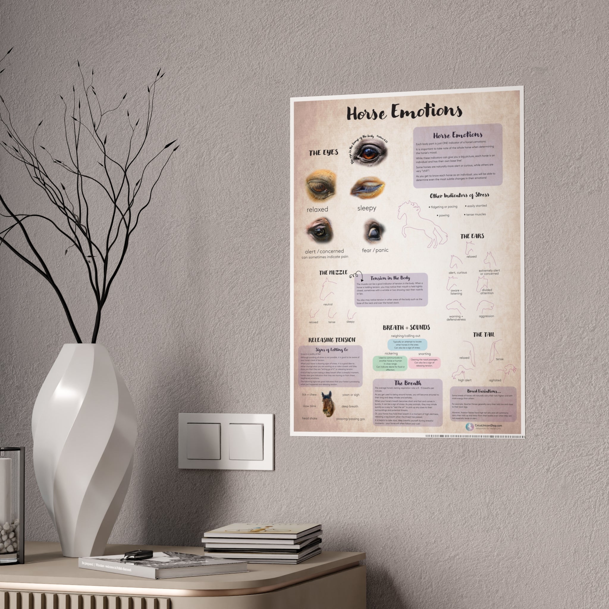 Horse Emotions Poster