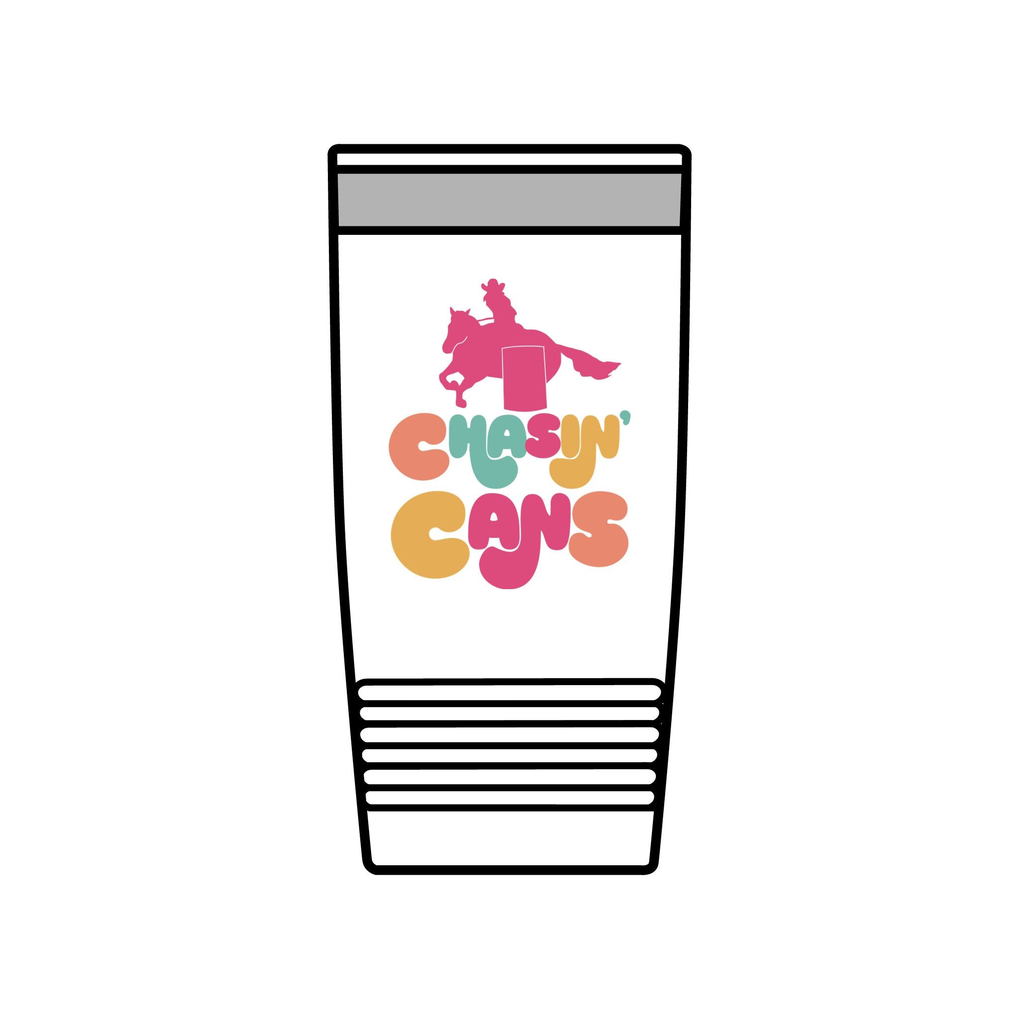 Chasin Cans Retro Barrel Racing Tumbler - 20oz