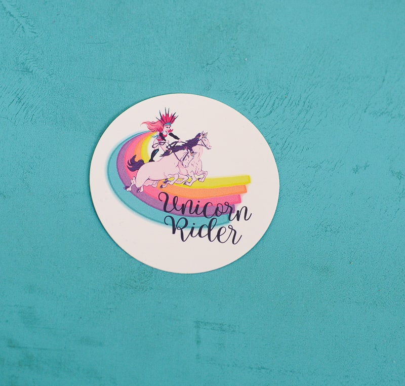Unicorn Rider Sticker