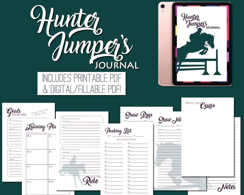 The Hunter Jumper's Journal - PDF/Digital Version
