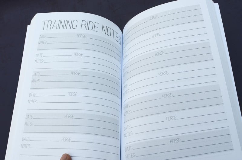 The Horse Trainer's Log Book