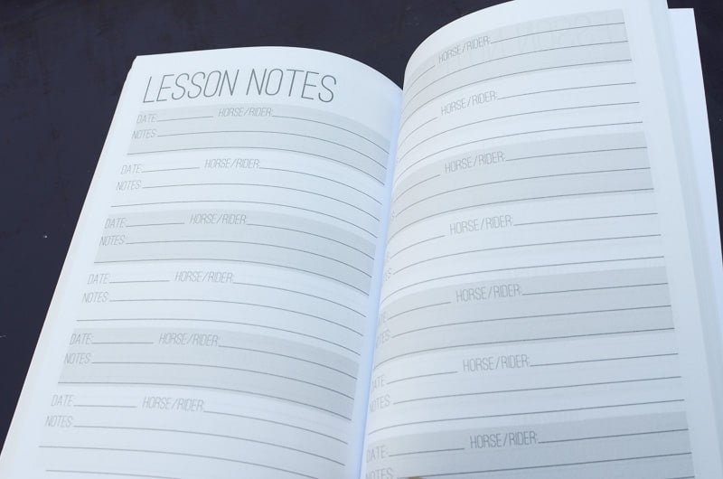 The Horse Trainer's Log Book