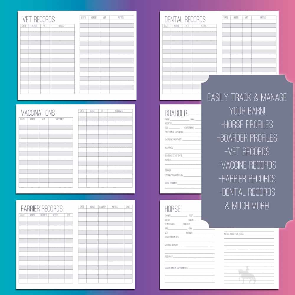 The Barn Manager's Log Book - PDF