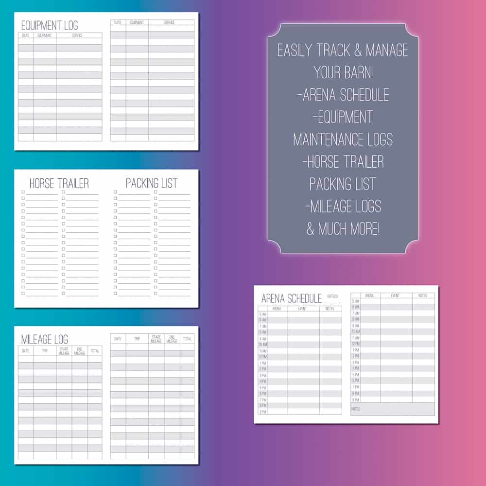 The Barn Manager's Log Book - PDF
