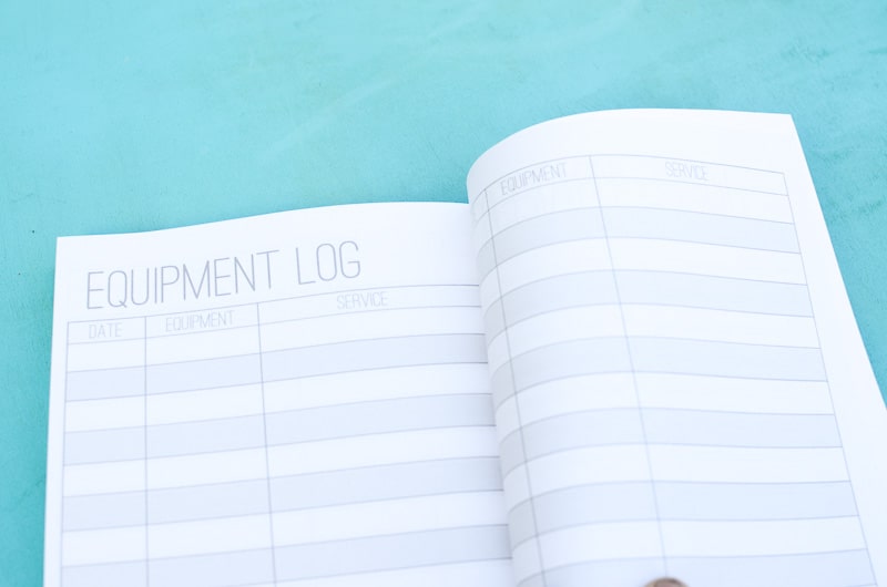 The Barn Manager's Log Book