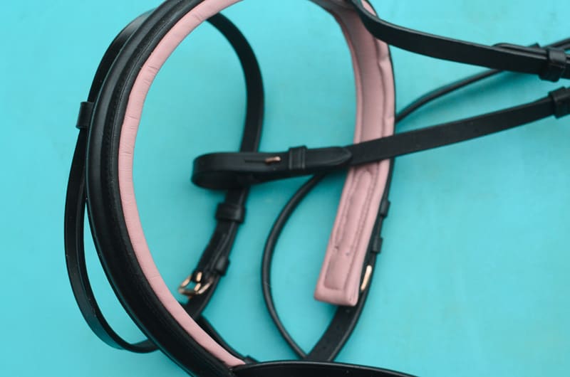 Rose Gold Dressage Bridle