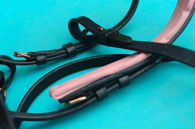 Rose Gold Dressage Bridle
