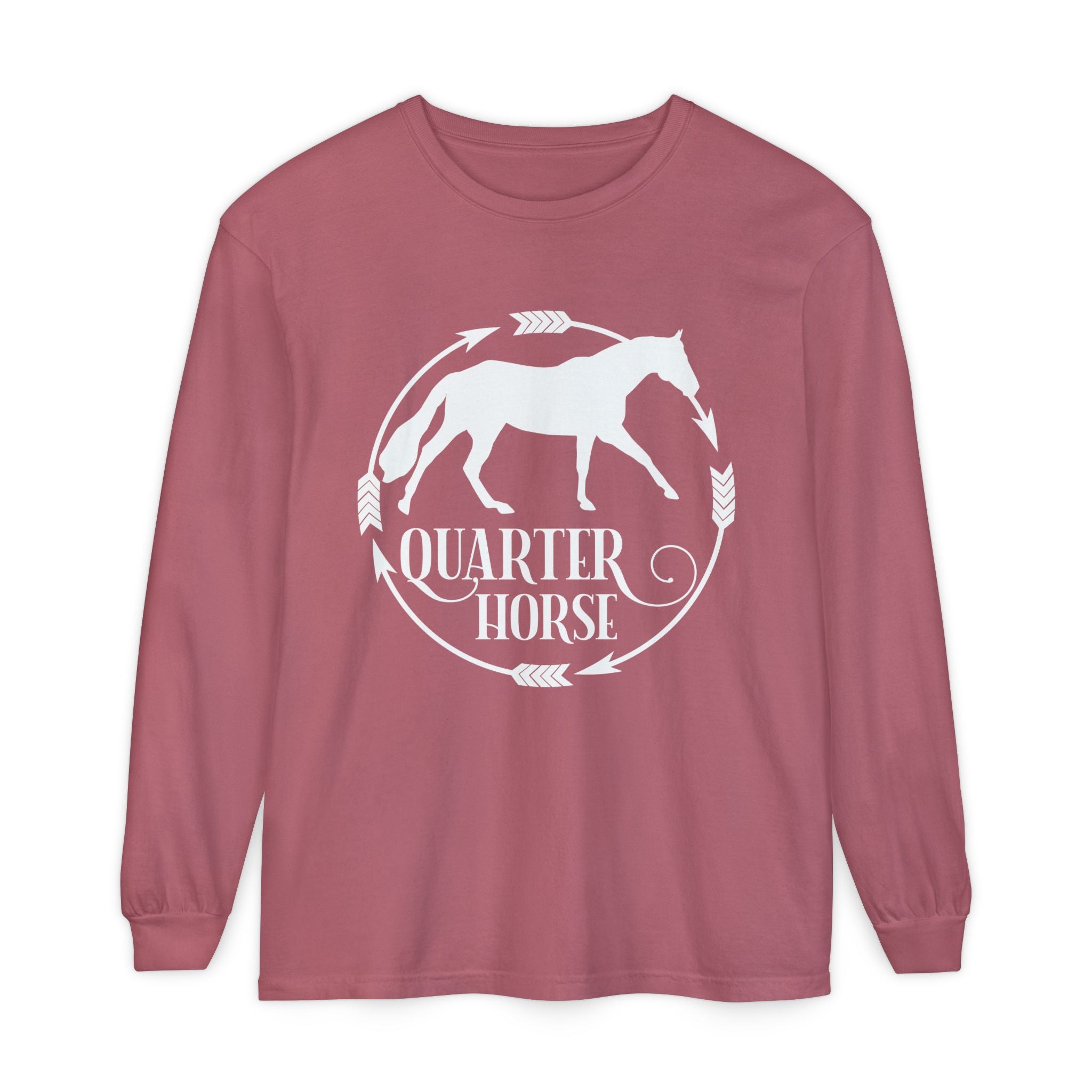 Quarter Horse Long Sleeve Shirt (Comfort Colors)