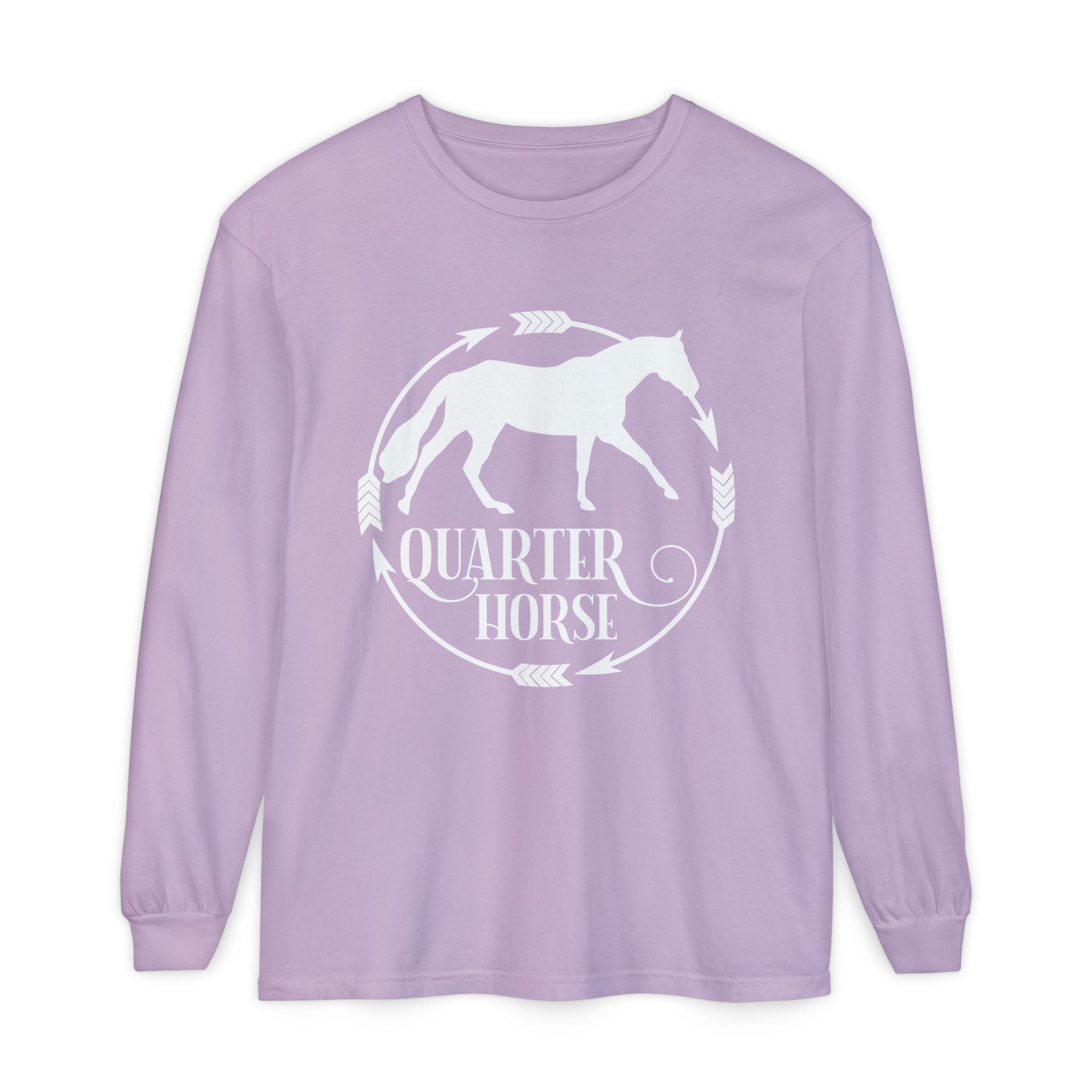 Quarter Horse Long Sleeve Shirt (Comfort Colors)