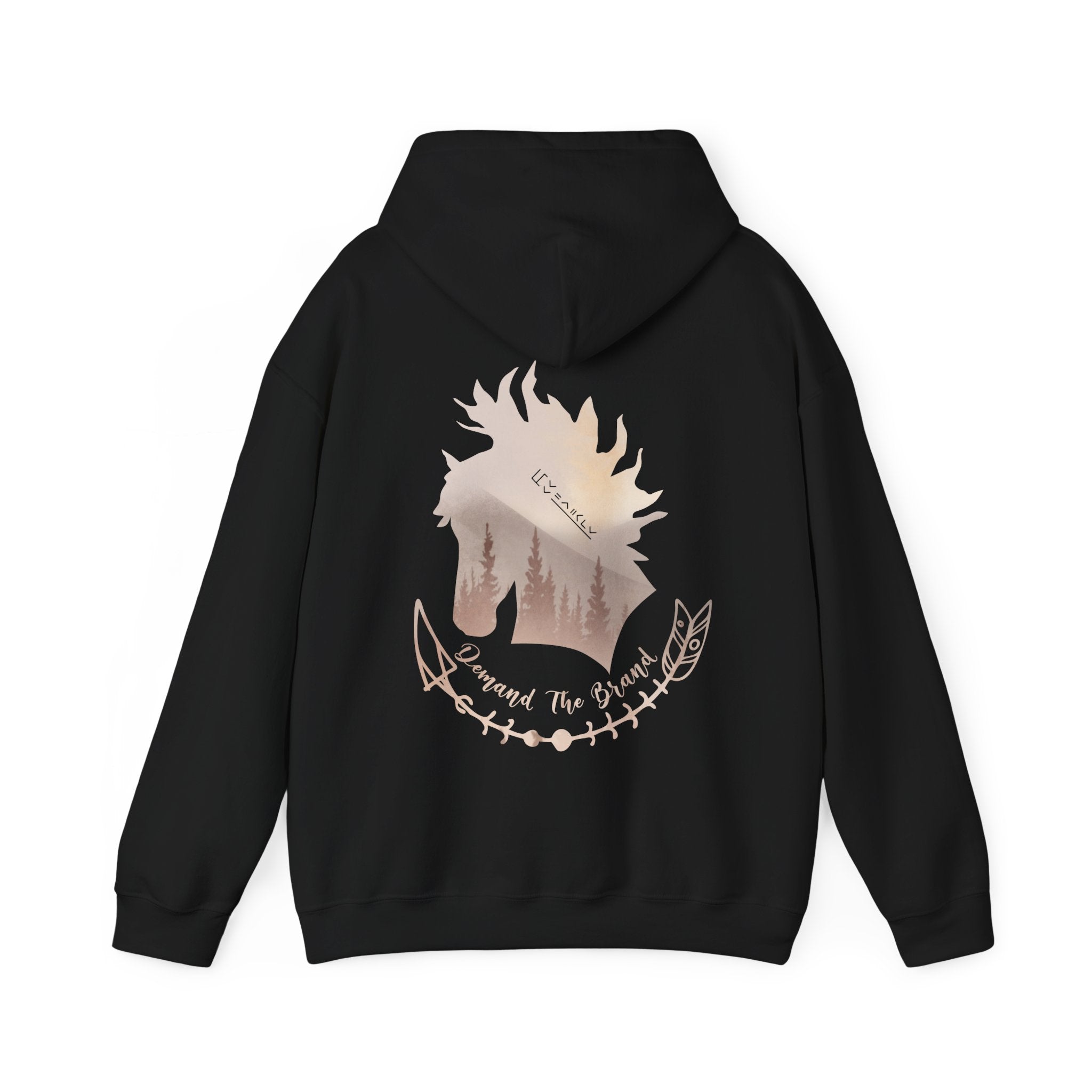 Demand The Brand Mustang Horse Hoodie | BLM Mustang Sweatshirt
