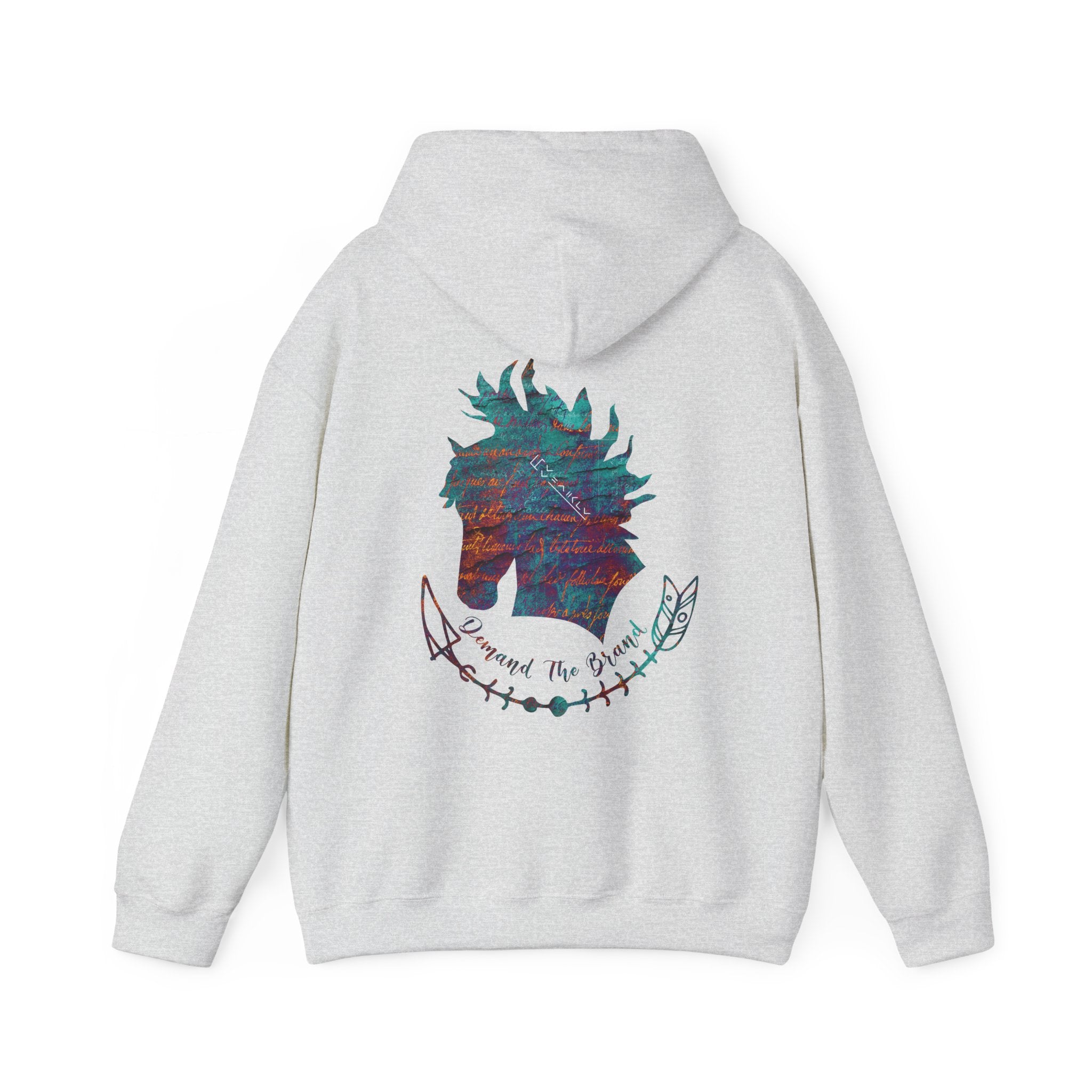 Demand The Brand Mustang Horse Hoodie | BLM Mustang Sweatshirt