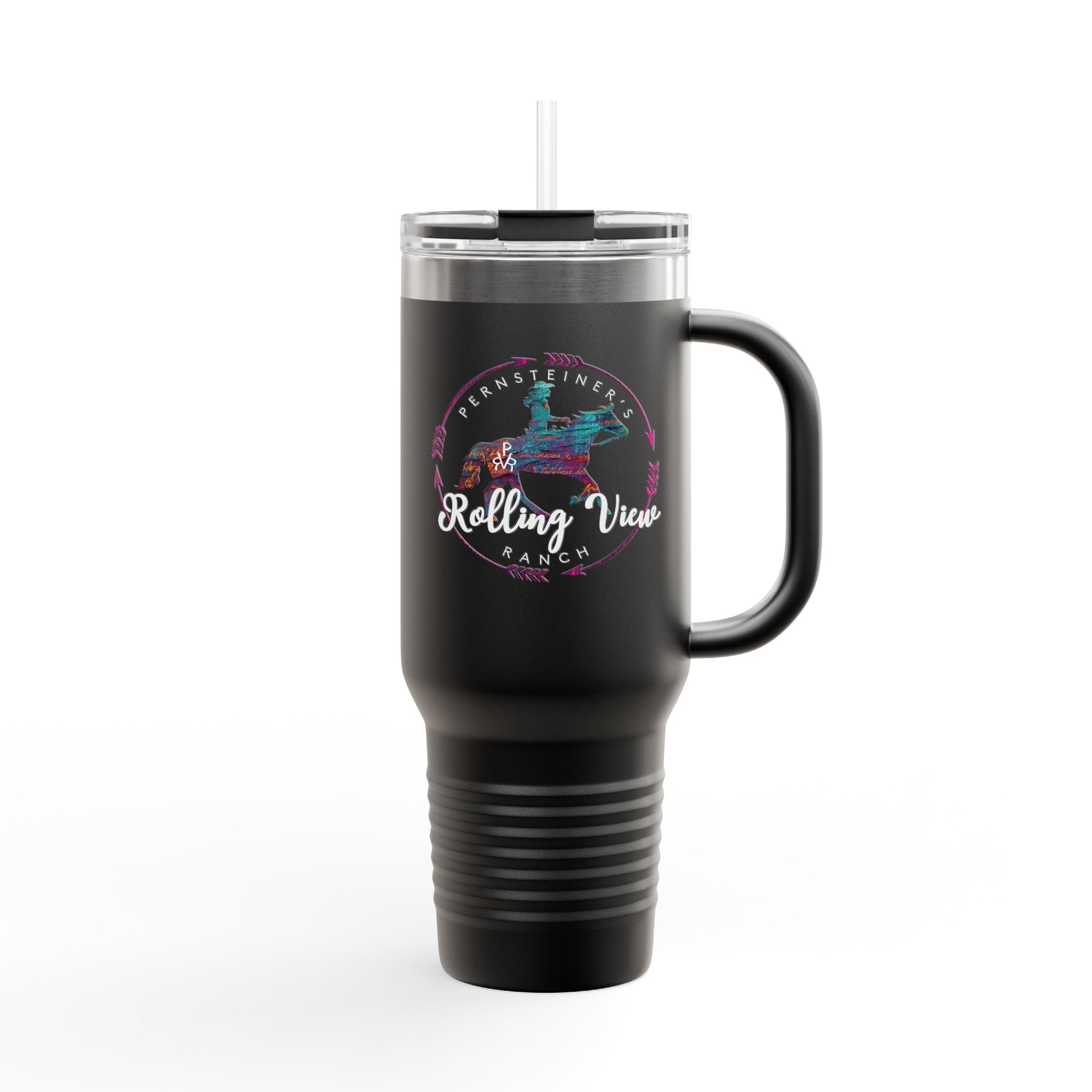 Rolling View Ranch Insulated Travel Mug – 40oz