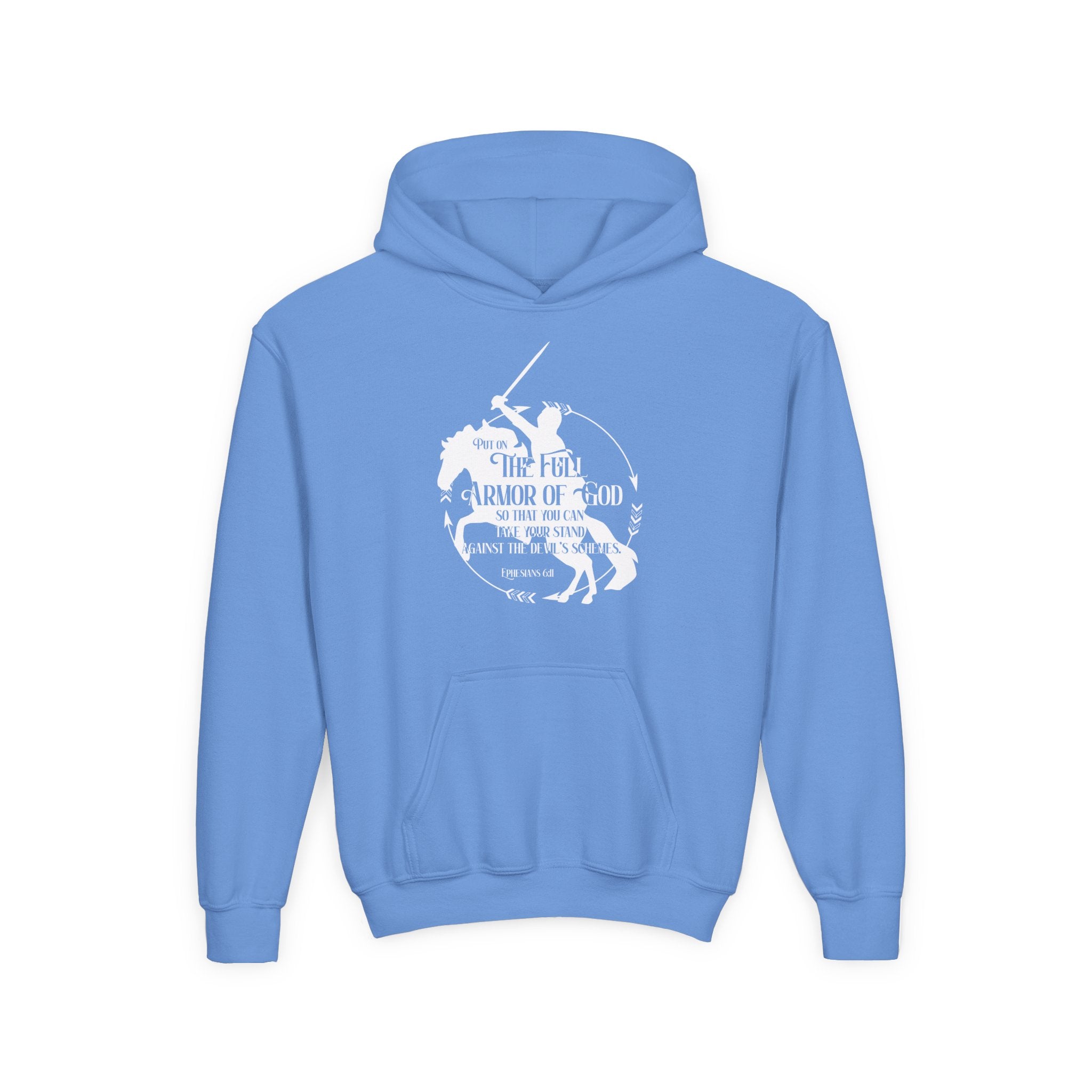 Full Armor of God Kids Horse Hoodie