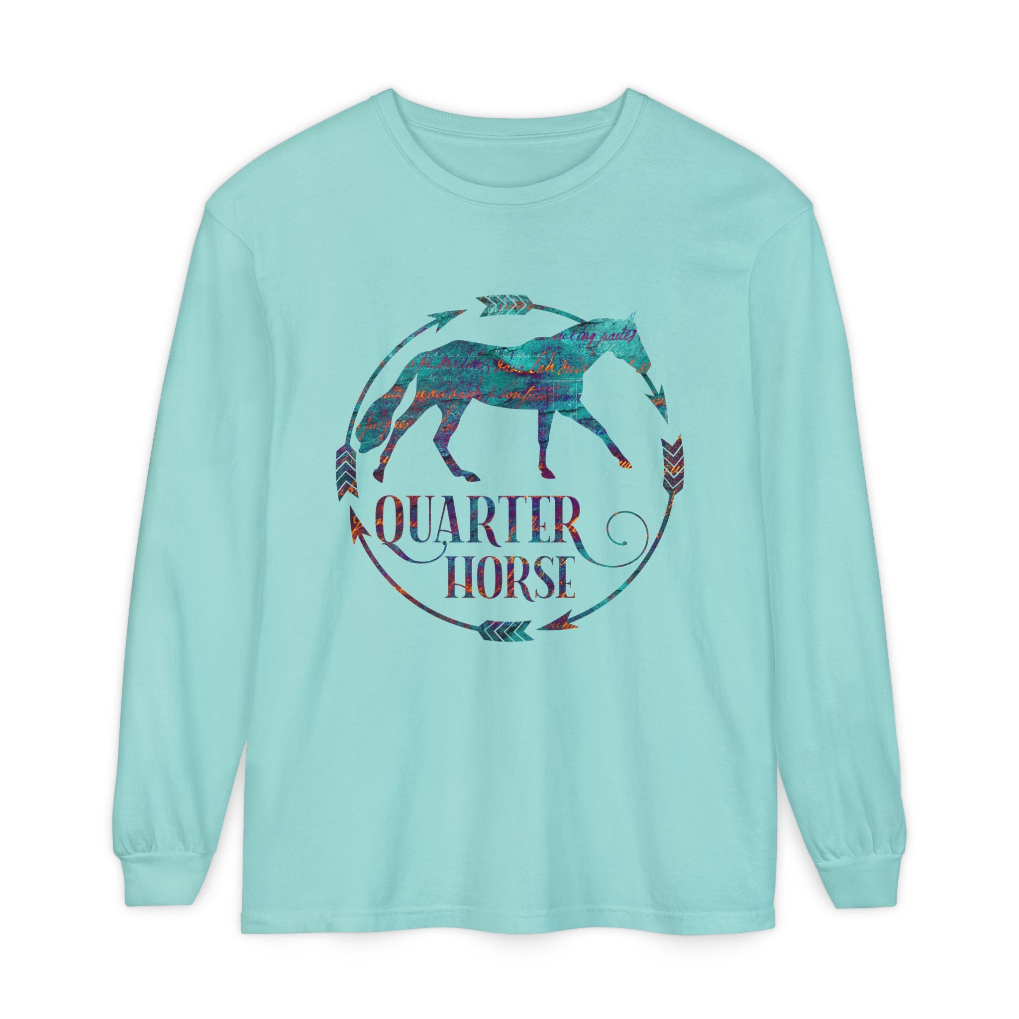 Quarter Horse Long Sleeve Shirt (Comfort Colors)