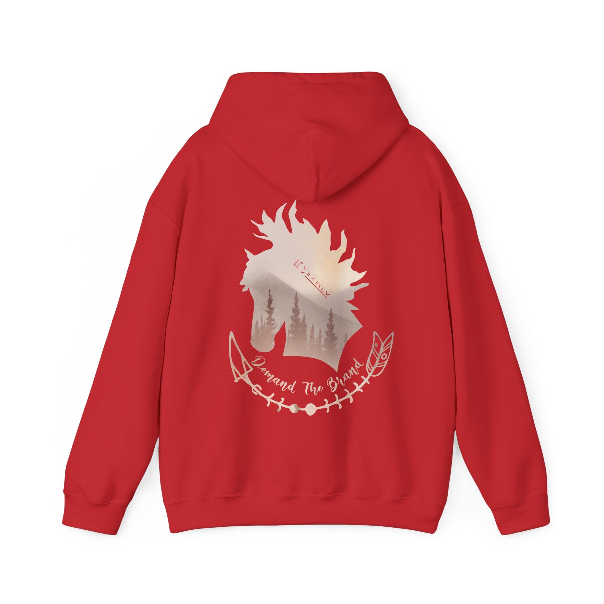Demand The Brand Mustang Horse Hoodie | BLM Mustang Sweatshirt