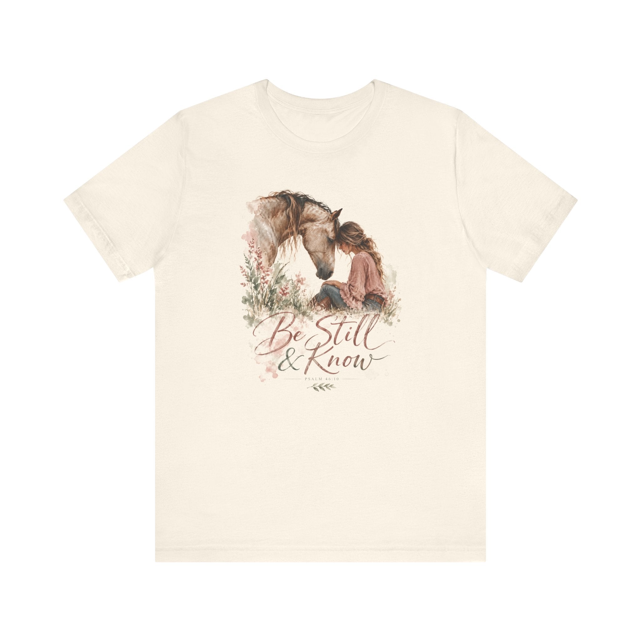 Be Still & Know Shirt | Christian Horse Graphic Tee