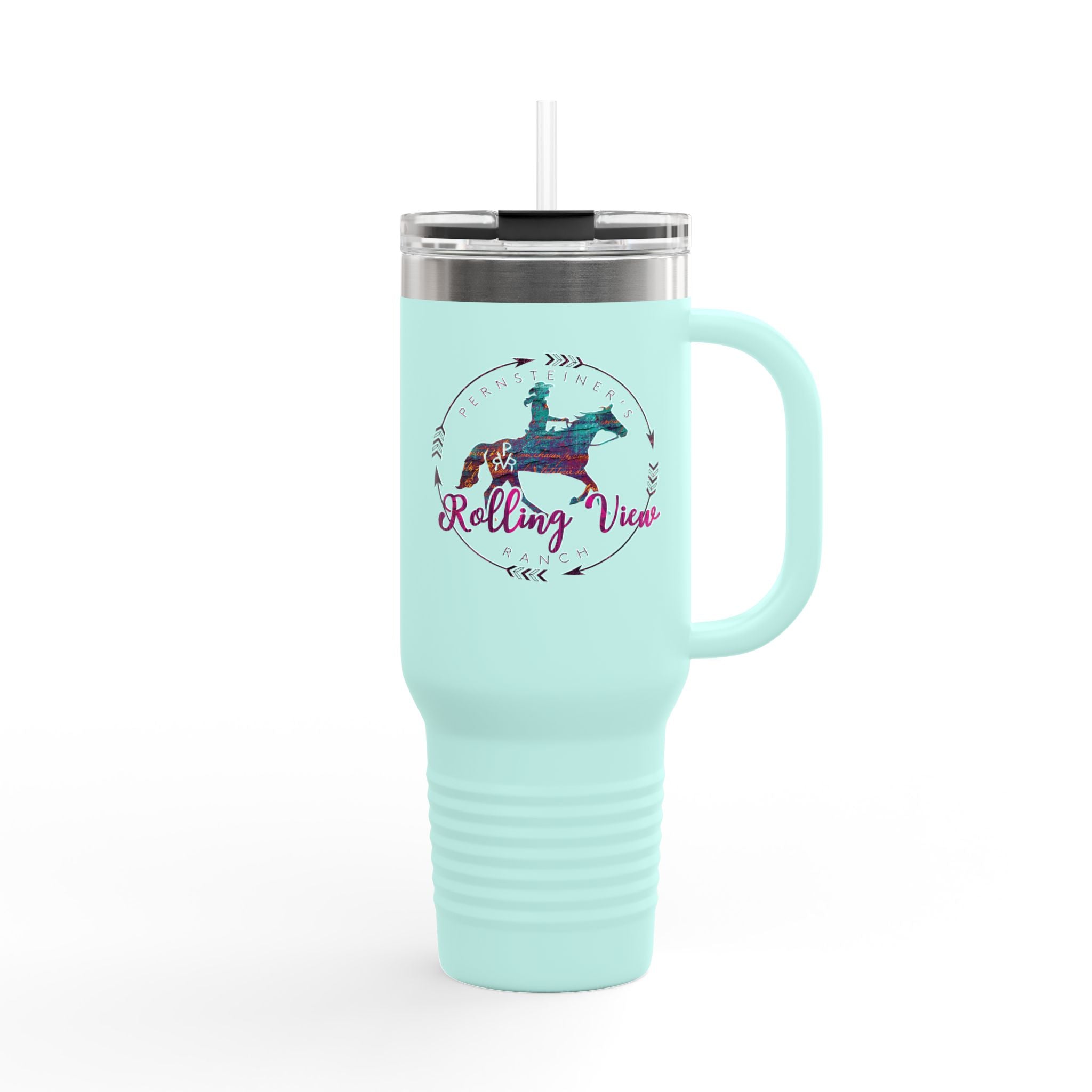 Rolling View Ranch Insulated Travel Mug – 40oz