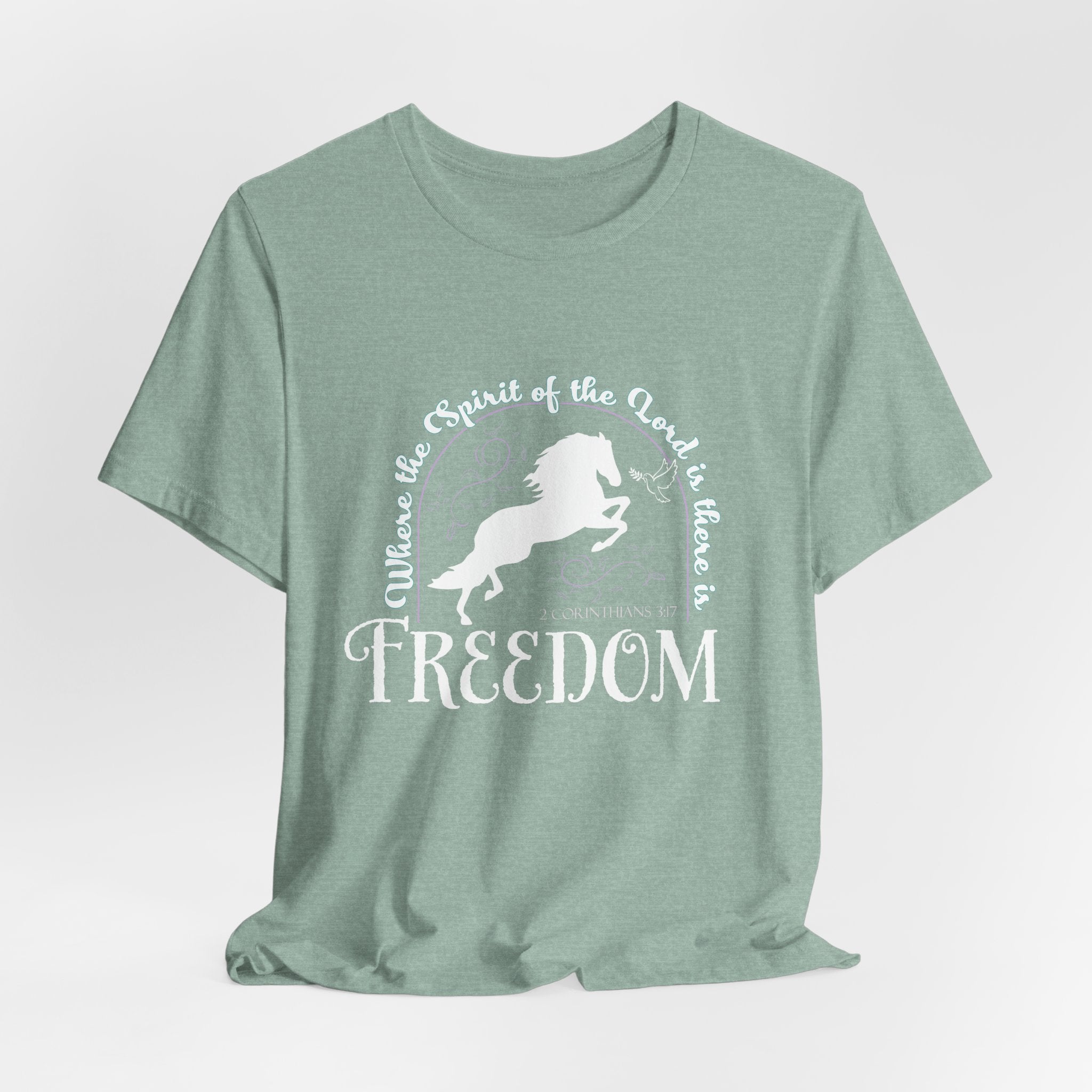 Spirit of the Lord Freedom Horse Shirt