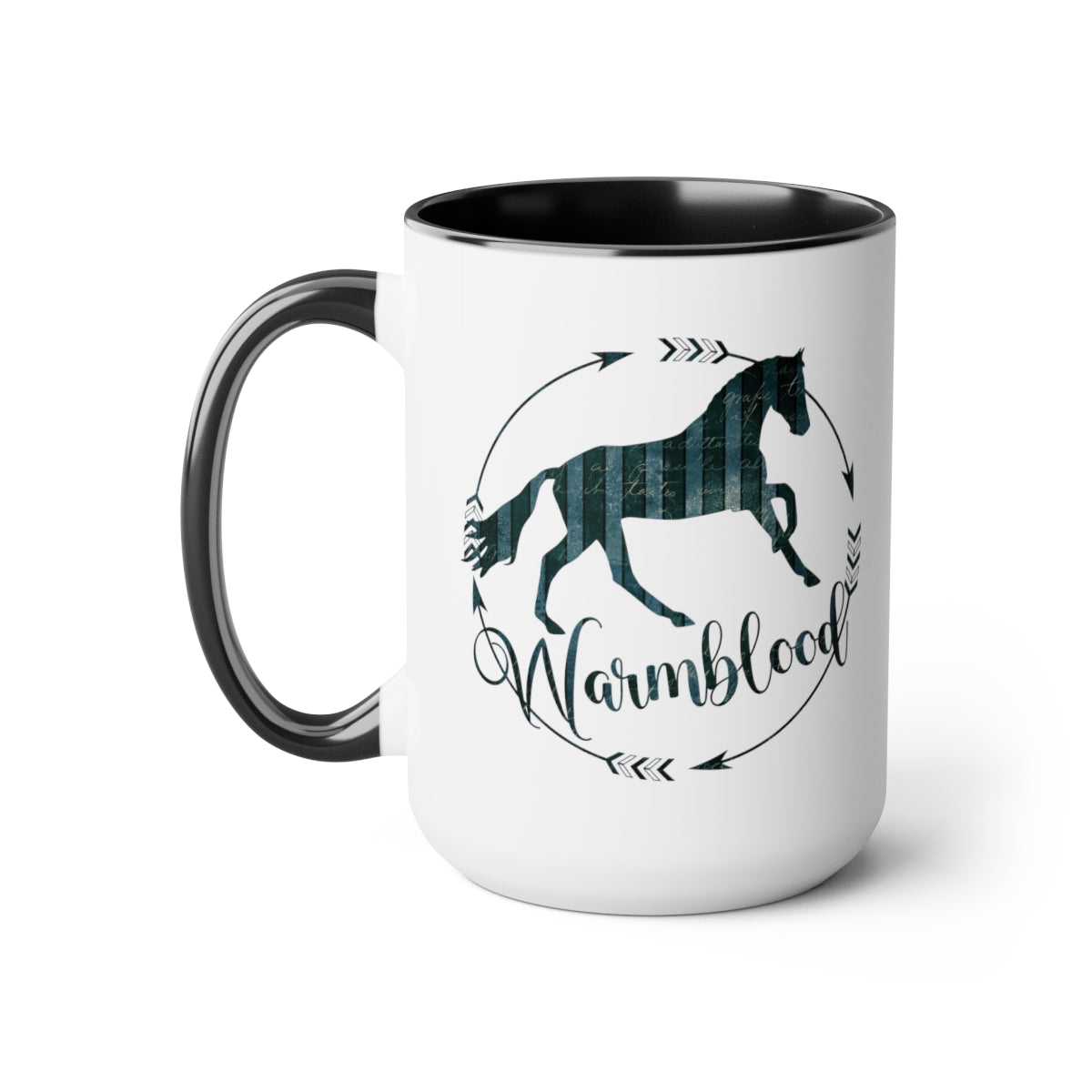 Warmblood Horse Mug | Horse Show Coffee Cup