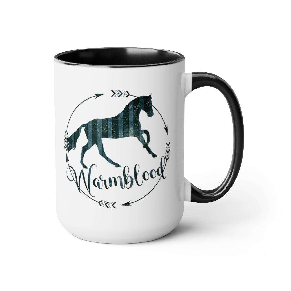 Warmblood Horse Mug | Horse Show Coffee Cup