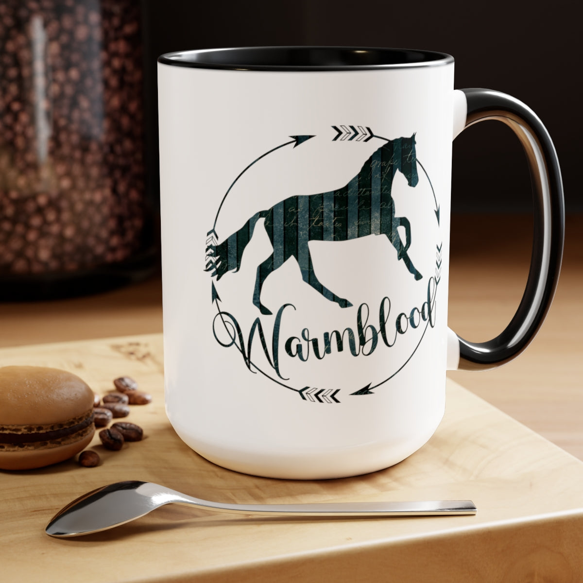 Warmblood Horse Mug | Horse Show Coffee Cup