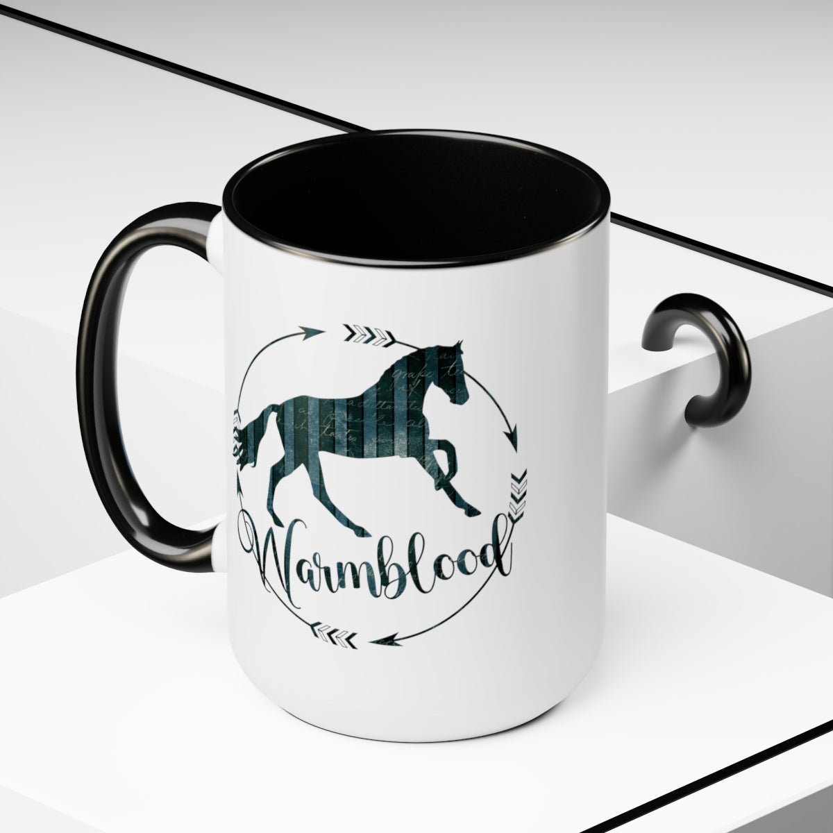 Warmblood Horse Mug | Horse Show Coffee Cup