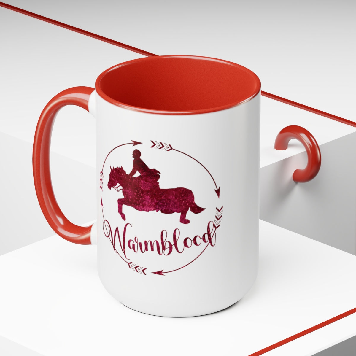 Warmblood Horse Mug | Jumping Horse Coffee Cup