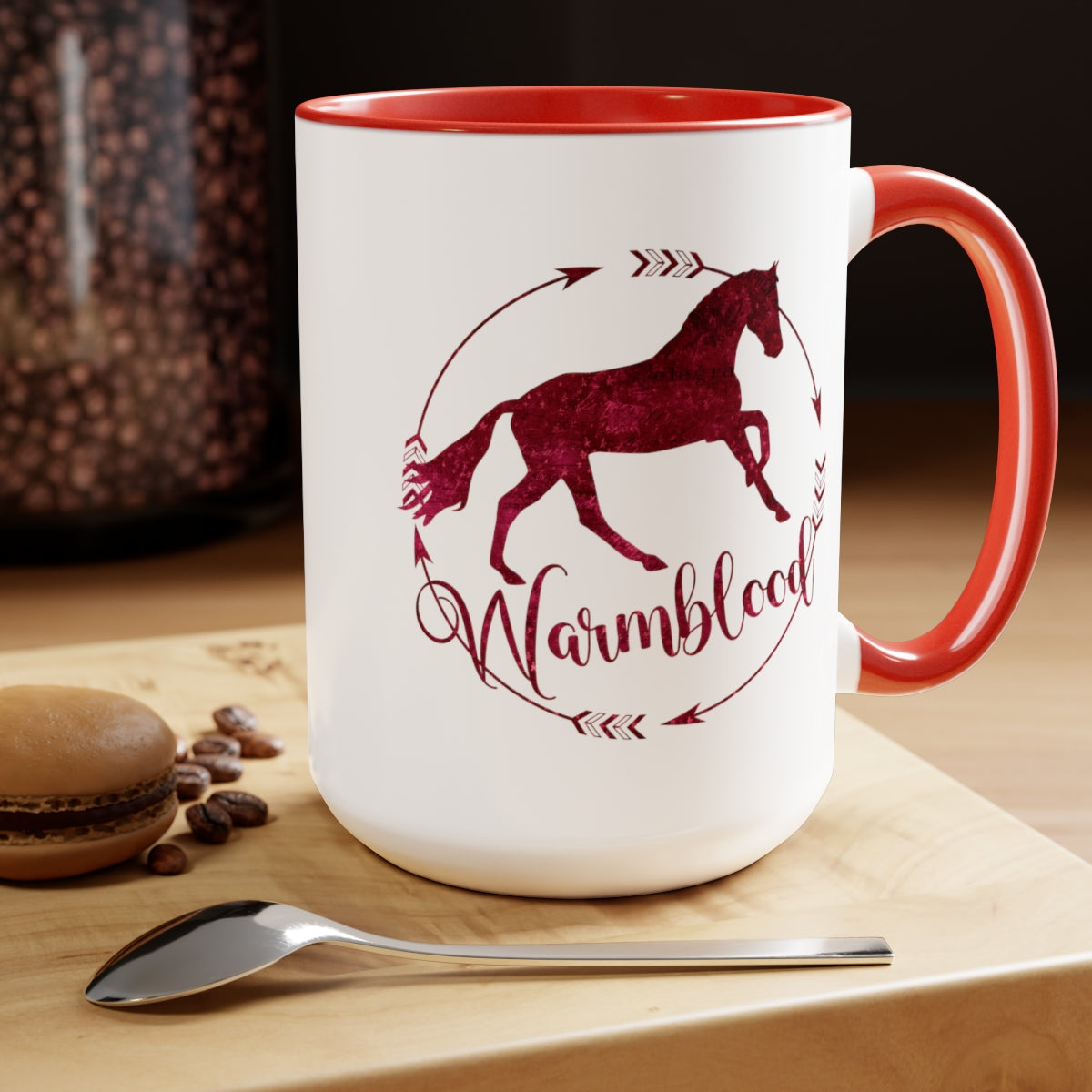 Warmblood Horse Mug | Horse Show Coffee Cup