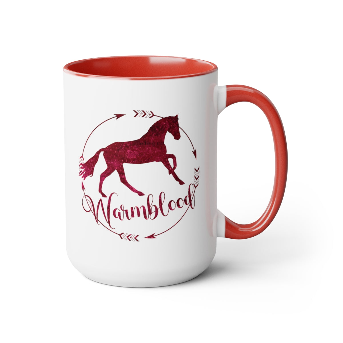 Warmblood Horse Mug | Horse Show Coffee Cup