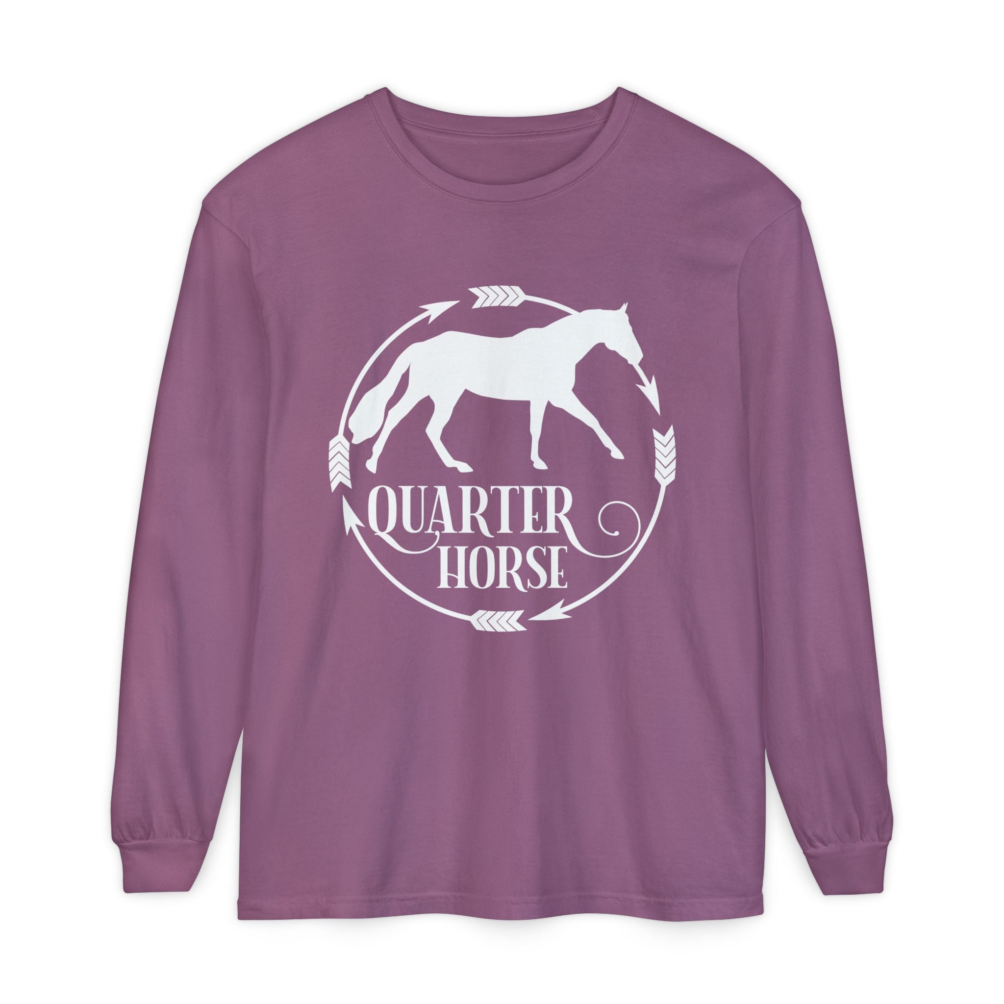 Quarter Horse Long Sleeve Shirt (Comfort Colors)