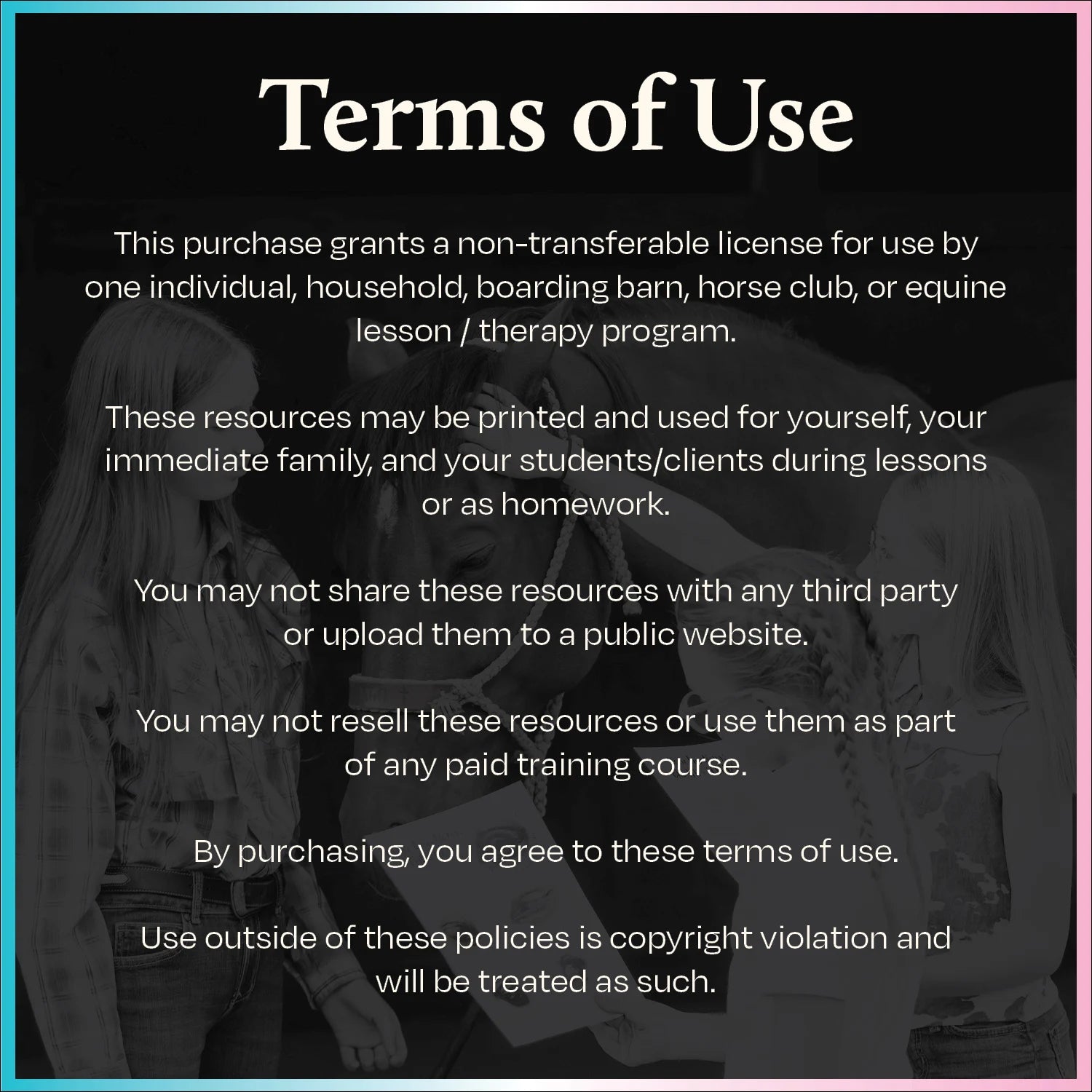Equestrian Lesson Collection Volume I