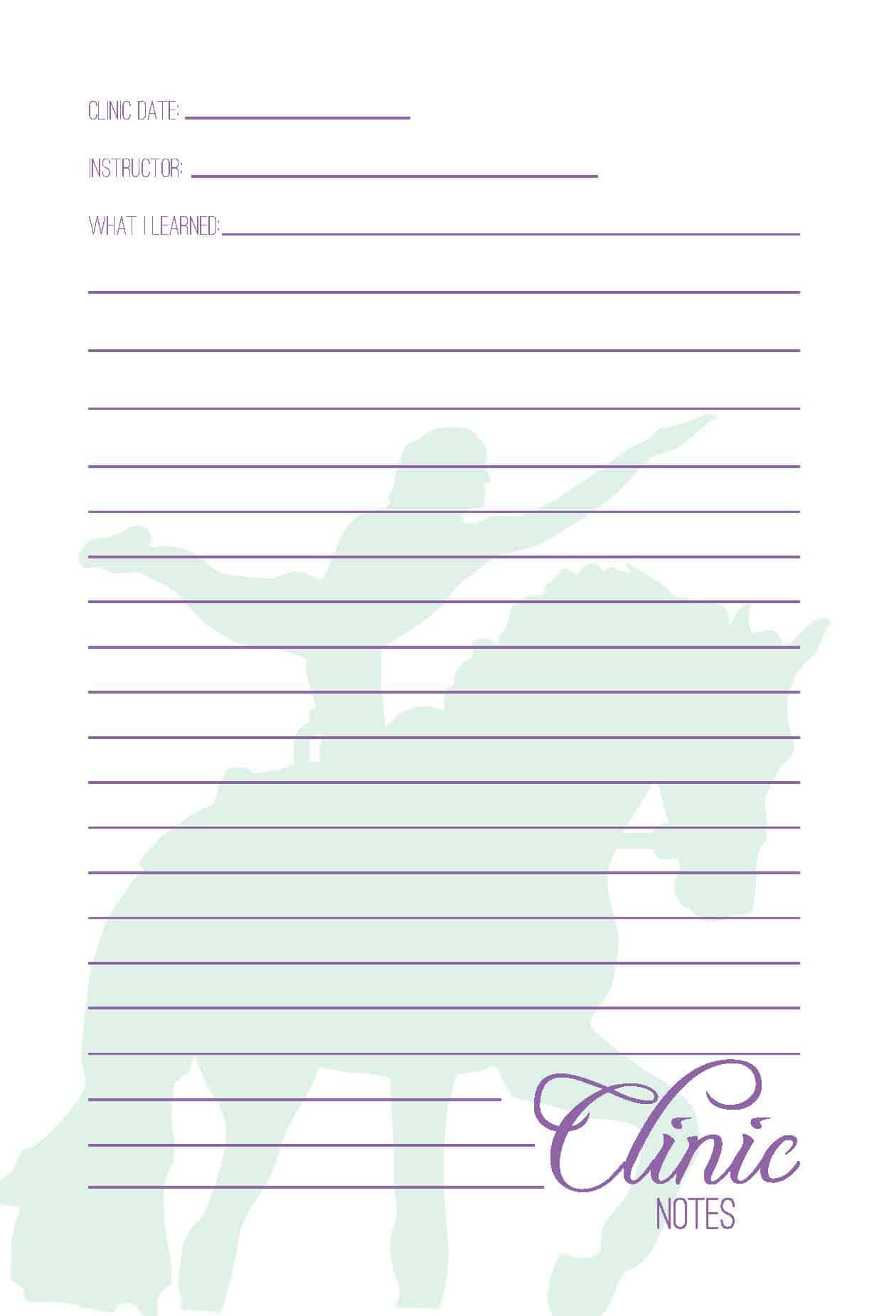 Equestrian Vaulter's Journal - PDF