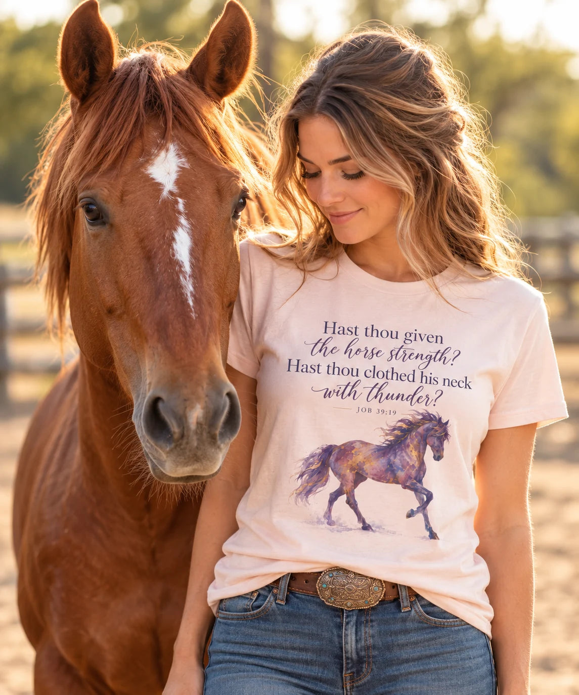 Job 39:19 Horse Shirt