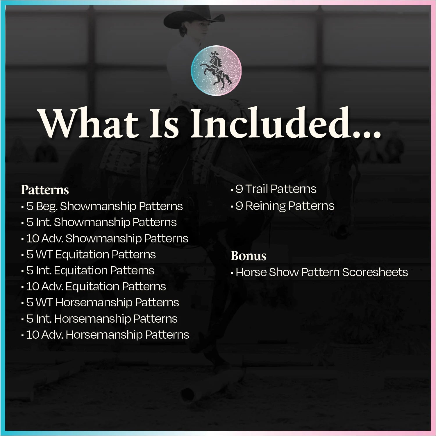 Horse Show Patterns Collection