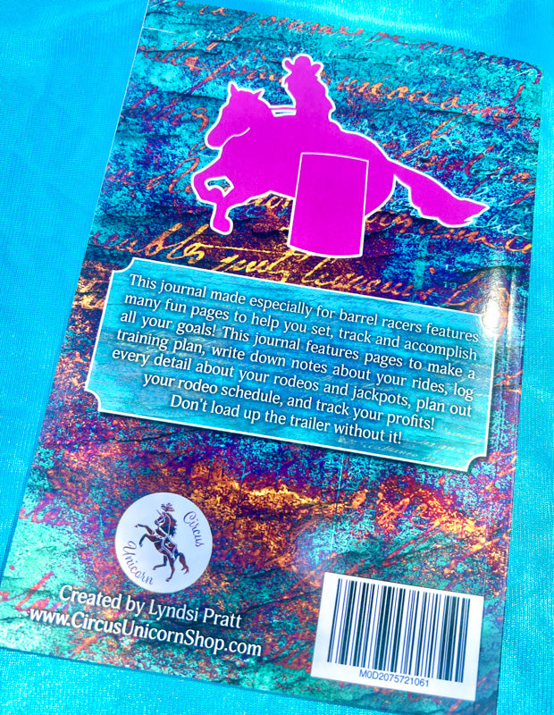 The Barrel Racer's Journal - NEW Turquoise Cover!