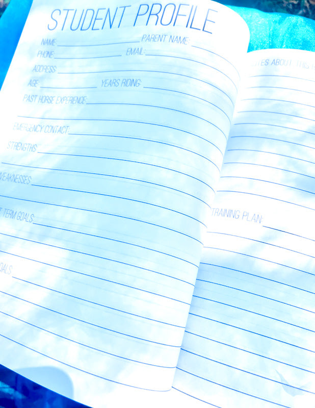 The Riding Instructor Lesson Planner
