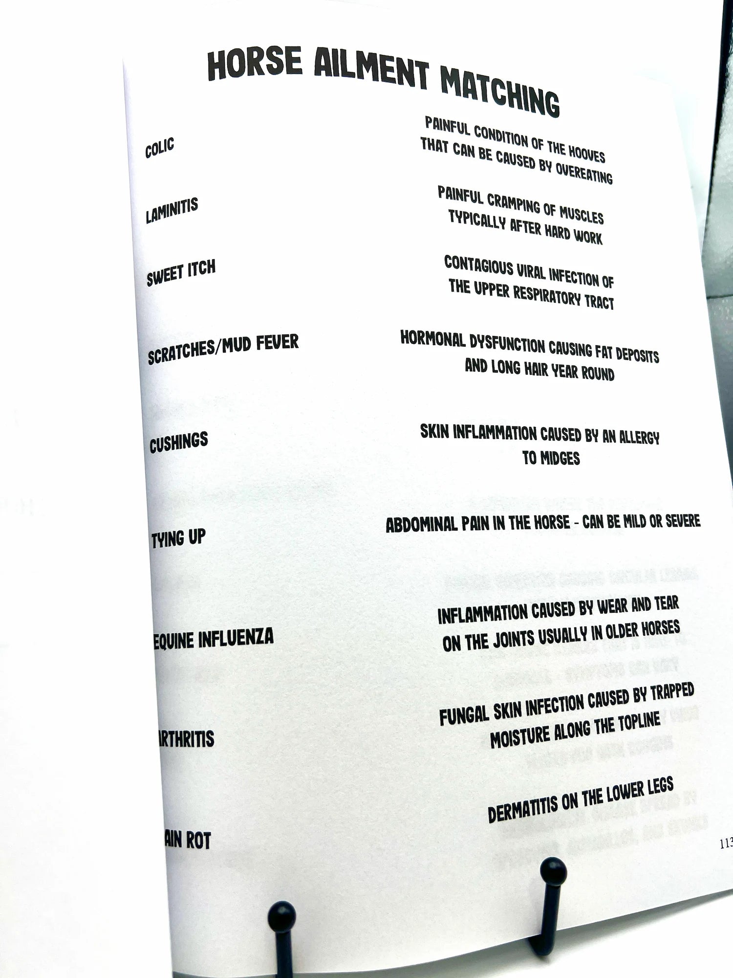 The Horse Workbook Vol. II